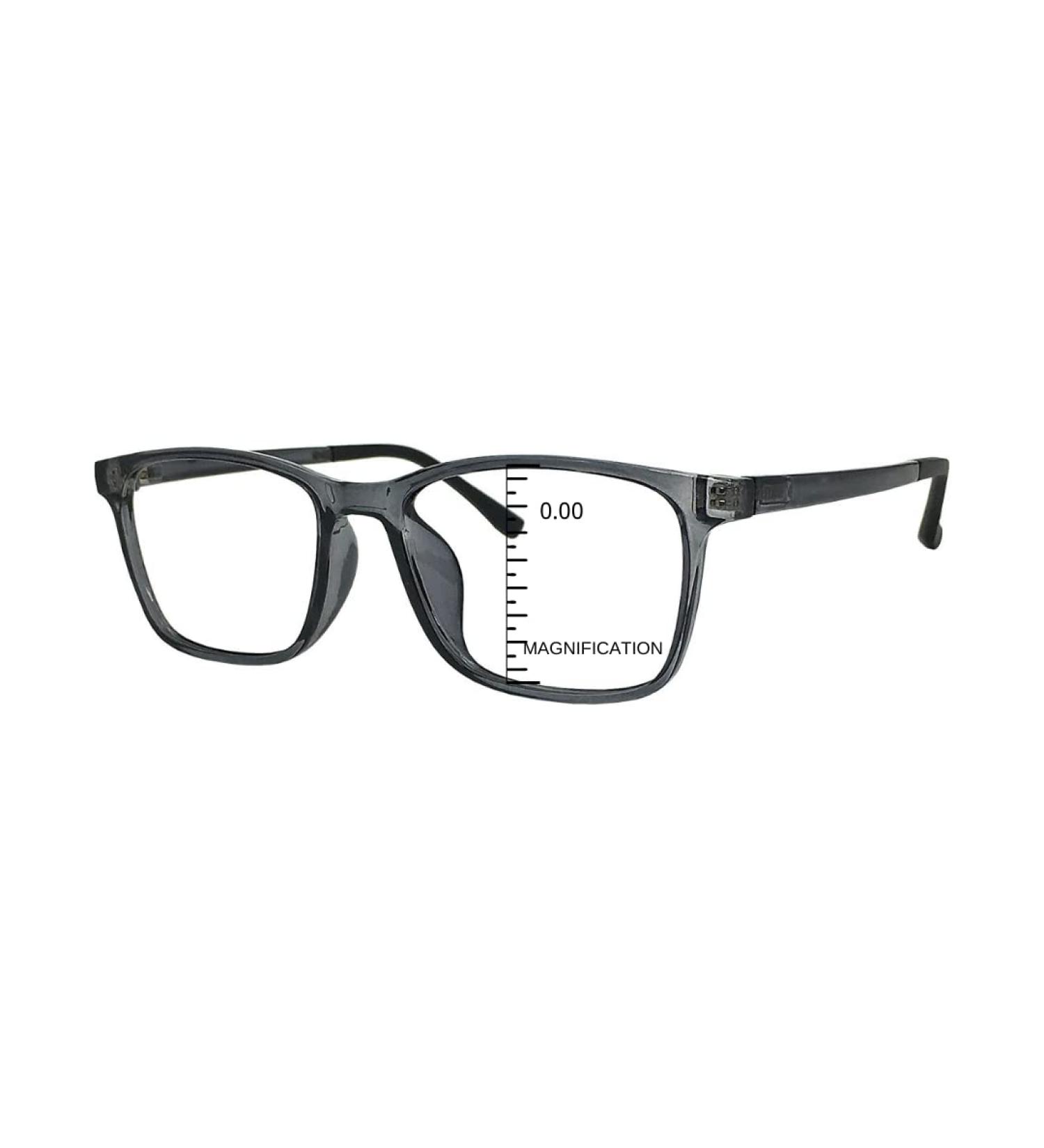 Buy ProEyes Preston Progressive Blue Light Blocking Readers - 0 Strength Lightweight & Durable Gray - Perfect for Eye Protection - Buy Online on GoSupps.com