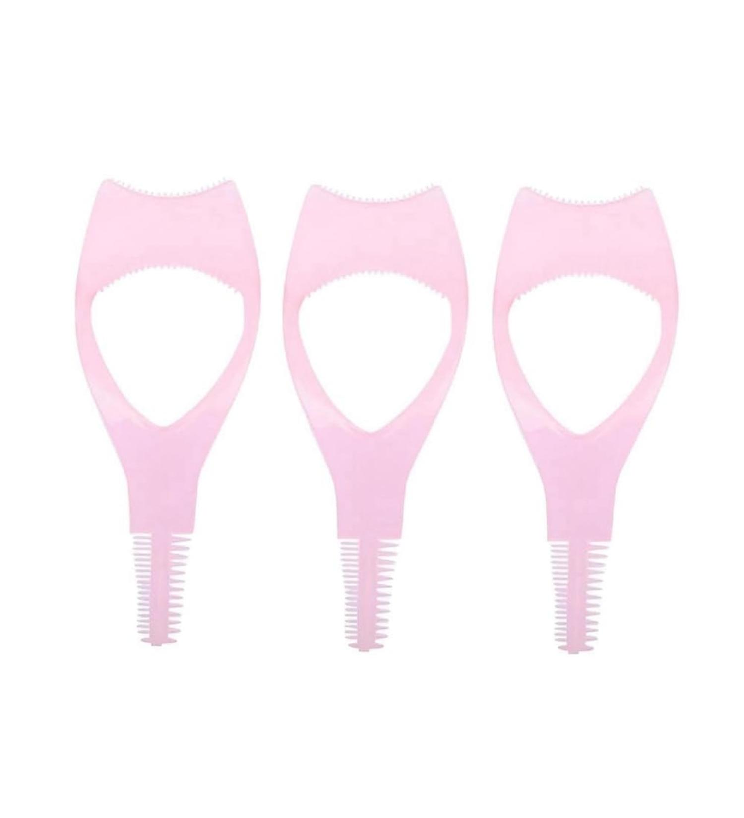 dinio Eyelashes Tools Mascara Shield Applicator Eyelash Tool Upper Lower Eye Lash Mascara Guard Applicator Pink - Buy Online on GoSupps.com