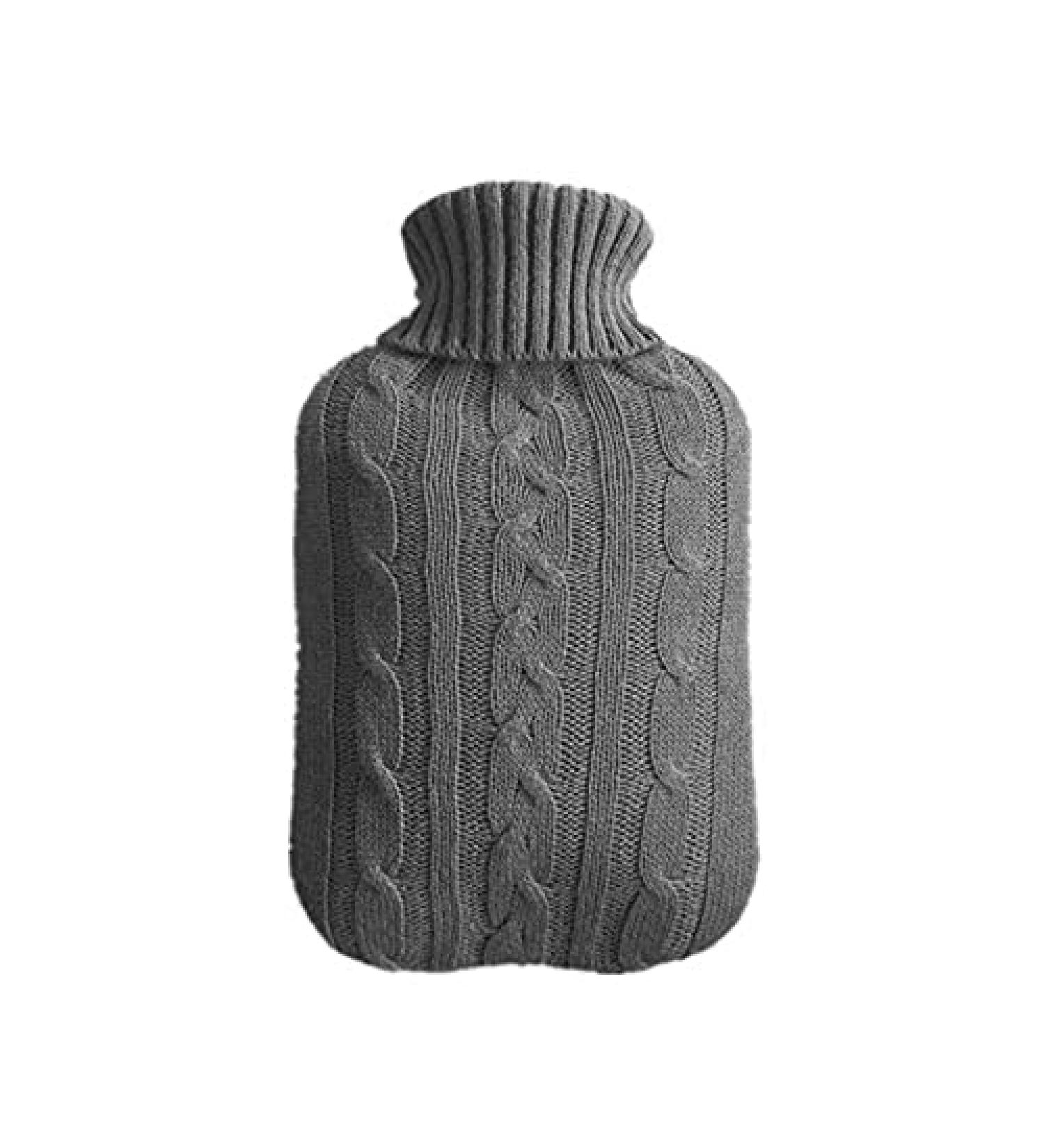 Buy MAIES Knitted Hot Water Bottle with Removable & Washable Cover - Perfect for Comfort & Warmth | International Shipping Available - Buy Online on GoSupps.com