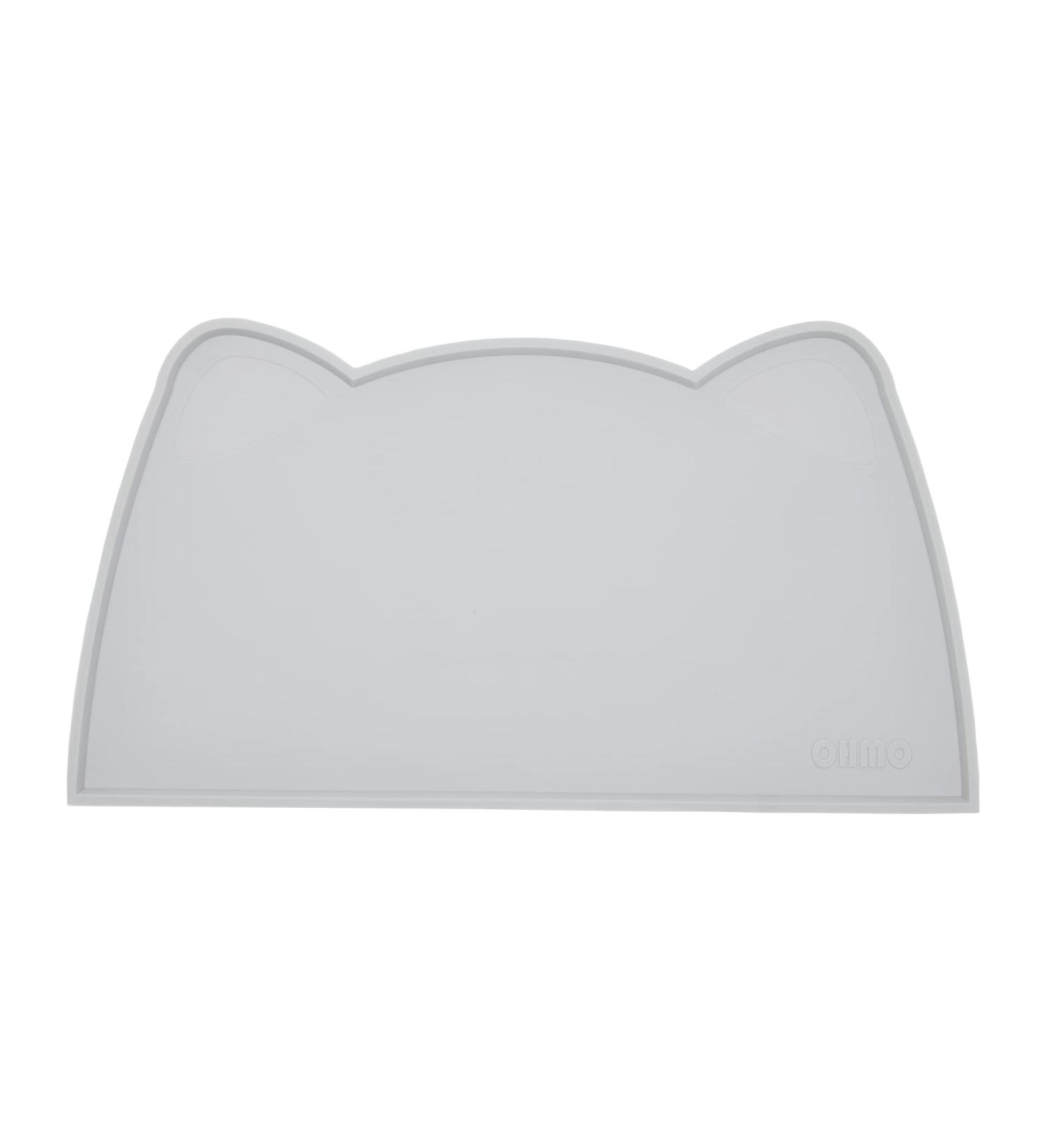 Buy Ohmo Bowl Pad for Small Dogs & Cats - Non-Slip Silicone Feed Mat Waterproof 52x30cm - Perfect Cat Bowl Base in Ash - Buy Online on GoSupps.com