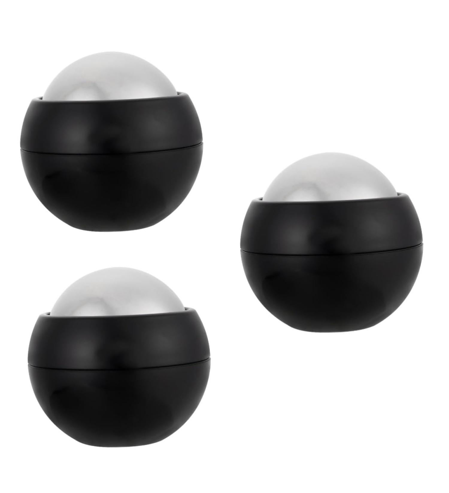 Partykindom 3-Piece Hand & Face Massage Ball Set - Hot & Cold Therapy Scooter for Plantar Fasciitis - Manual Self-Massage Tools & Stainless Steel Ice Pucks - Buy Online on GoSupps.com