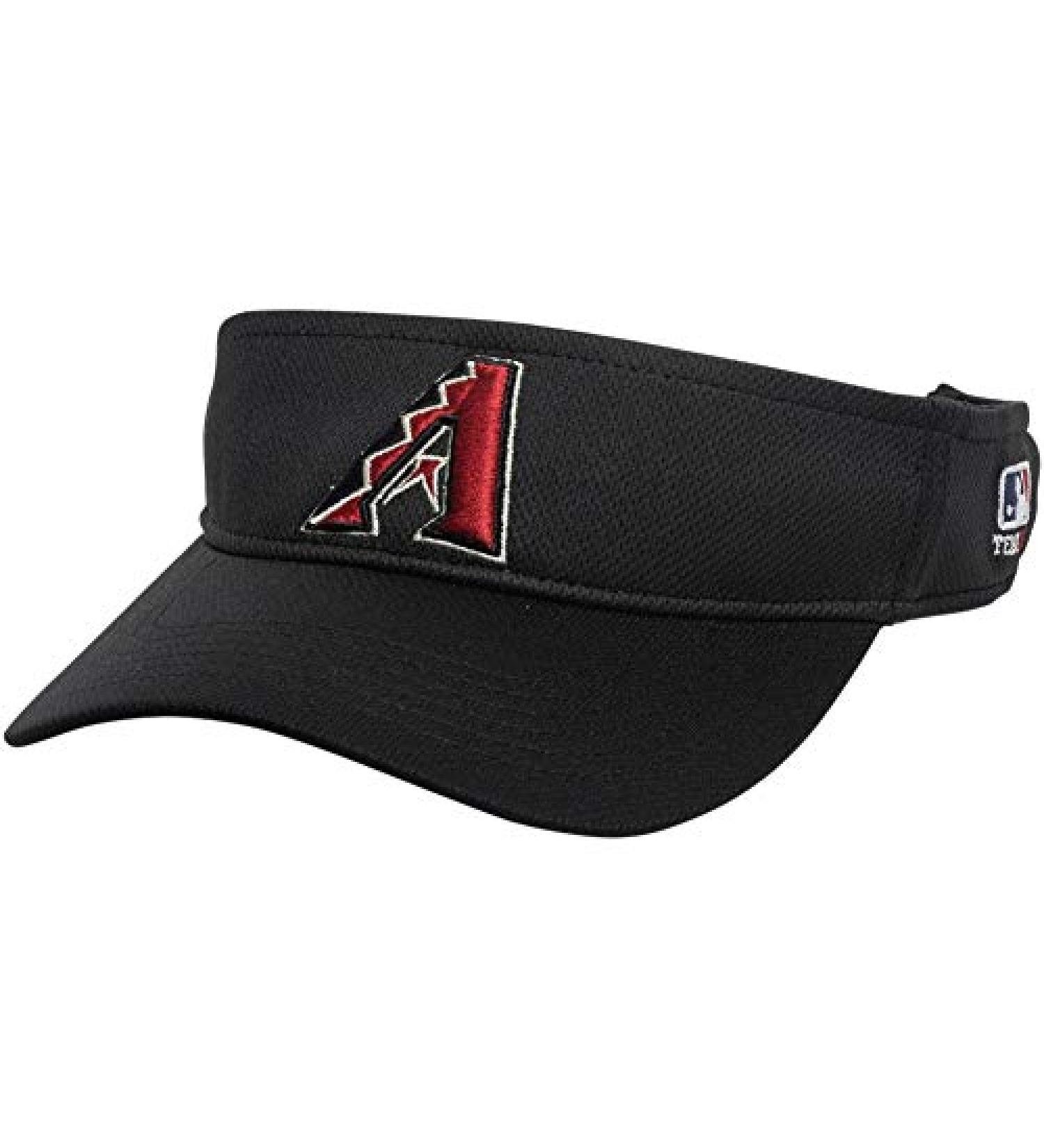 MLB Official Replica Baseball Visor Various Team Hat Adjustable MLB Licensed , Arizona Diamondbacks - Home