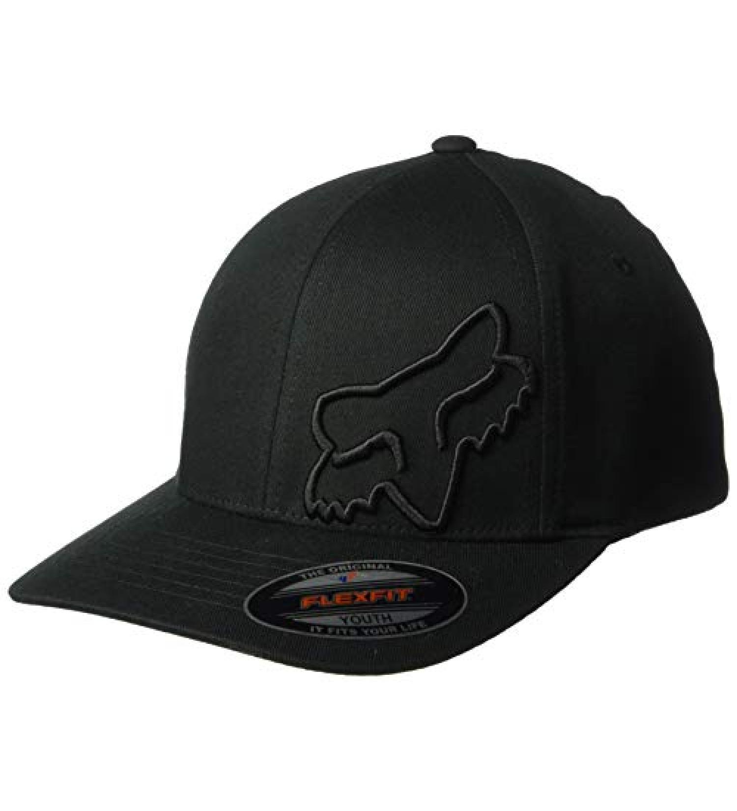 Fox Racing Boys' Youth Flex 45 Flexfit Hat Black - One Size | Shop Now - Buy Online on GoSupps.com