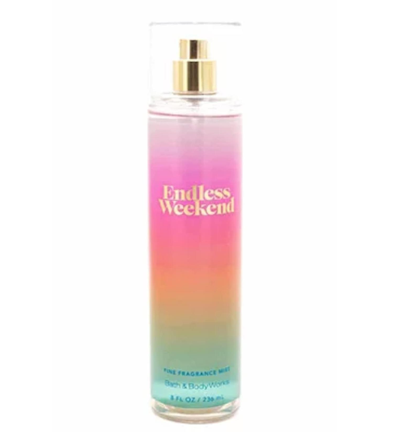 Bath & Body Works Endless Weekend Fine Fragrance Body Mist Spray 8 Ounce (Endless Weekend) 8 Fl Oz (Pack of 1)