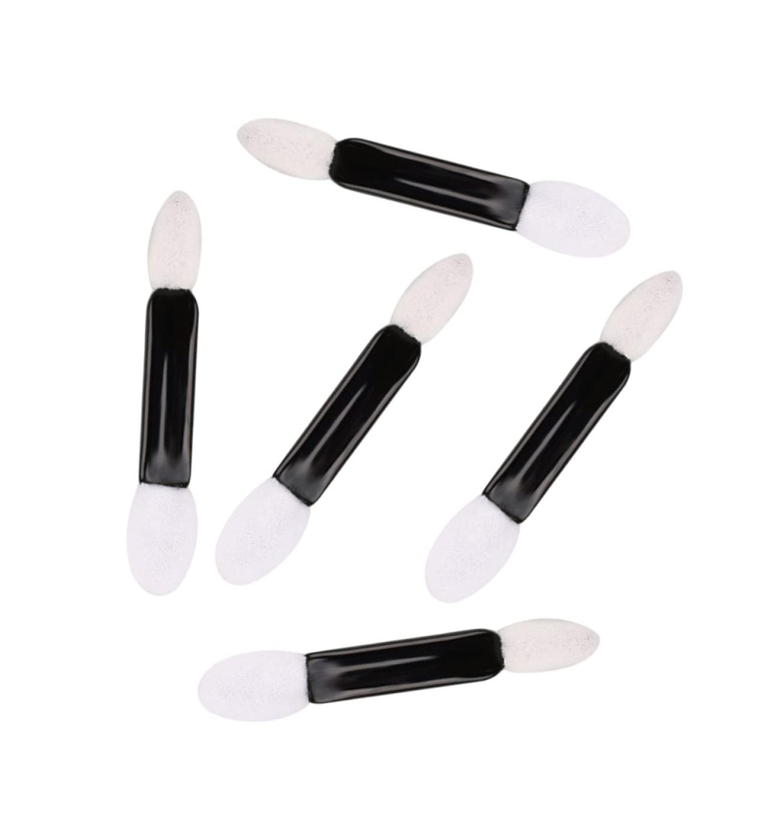 Baluue 50pcs Eye Shadow Applicator Double Ended Sponge Makeup Beauty Tool Kits Eyeshadow Applicator White - Buy Online on GoSupps.com