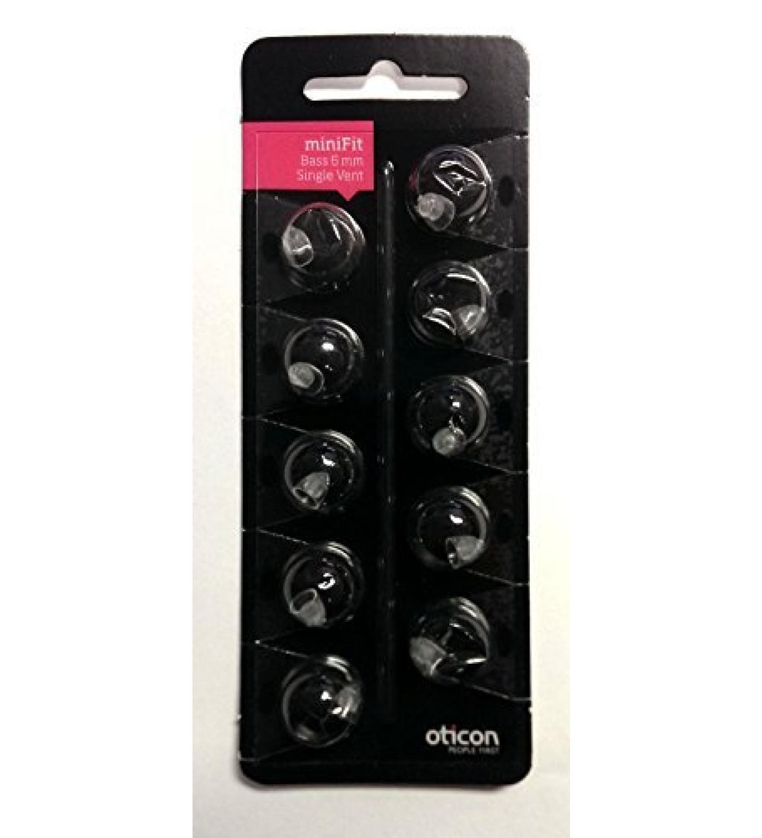 Oticon MINIFIT Dome Tips 10-Pack (8mm Medium Power)