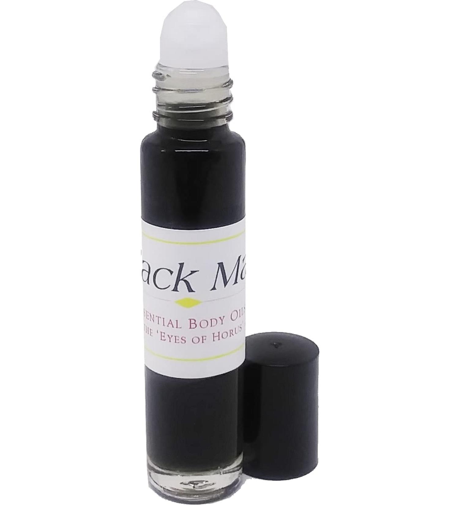 Black Man For Men Scented Body Oil Fragrance Roll-On - Black - 1/4 oz. - ID#34082 0.25 Fl Oz (Pack of 1)