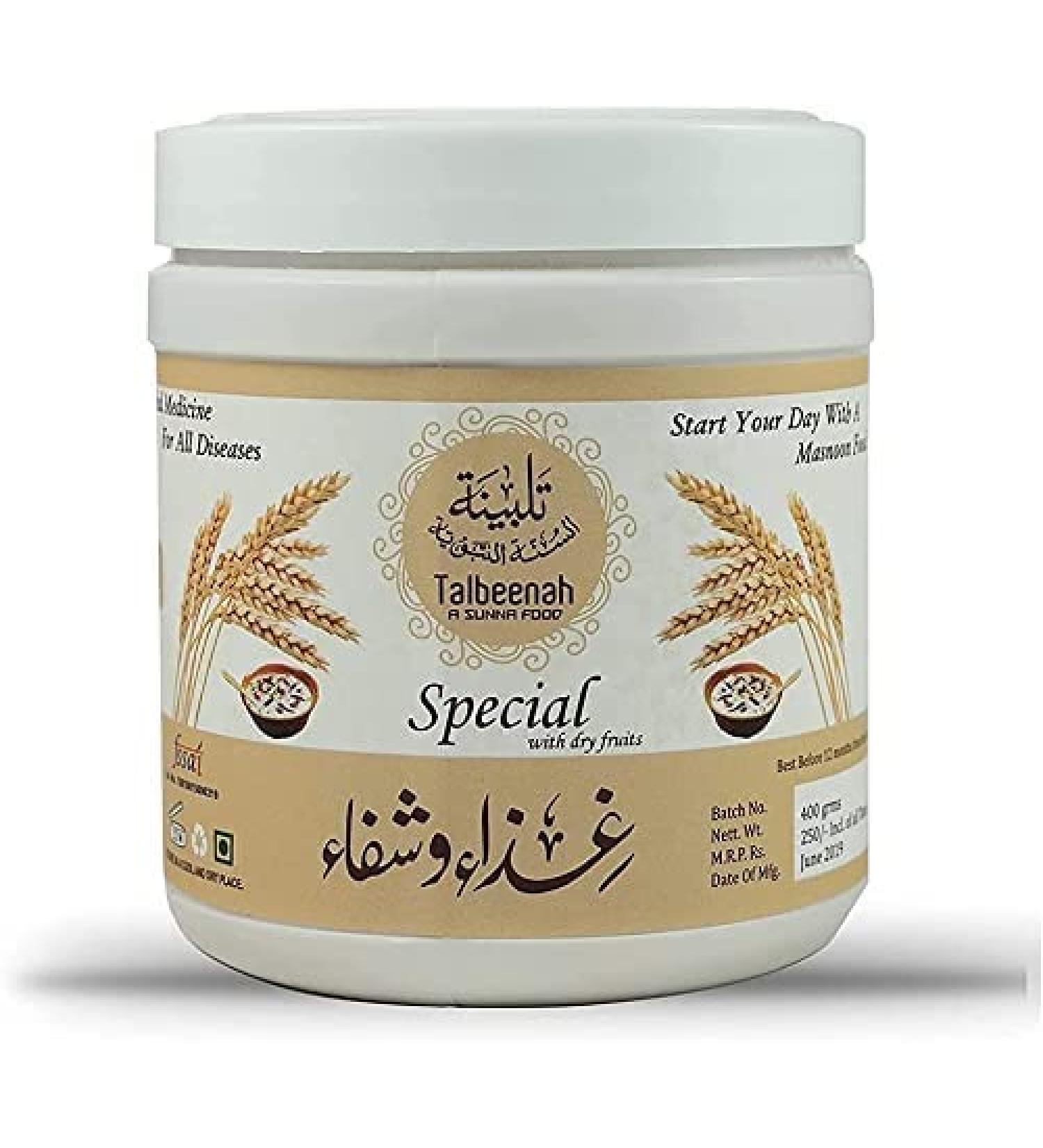 PUB AL MASNOON TALBINA Special with Dry Fruits 350 grms A Healthy Sunnah Diet