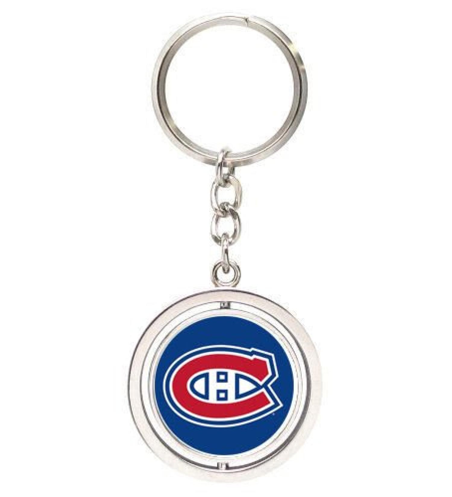 Buy Aminco Unisex Adult Rotating Logo Keychain - Multicolor Montreal Canadiens - Perfect Gift for Fans - Buy Online on GoSupps.com