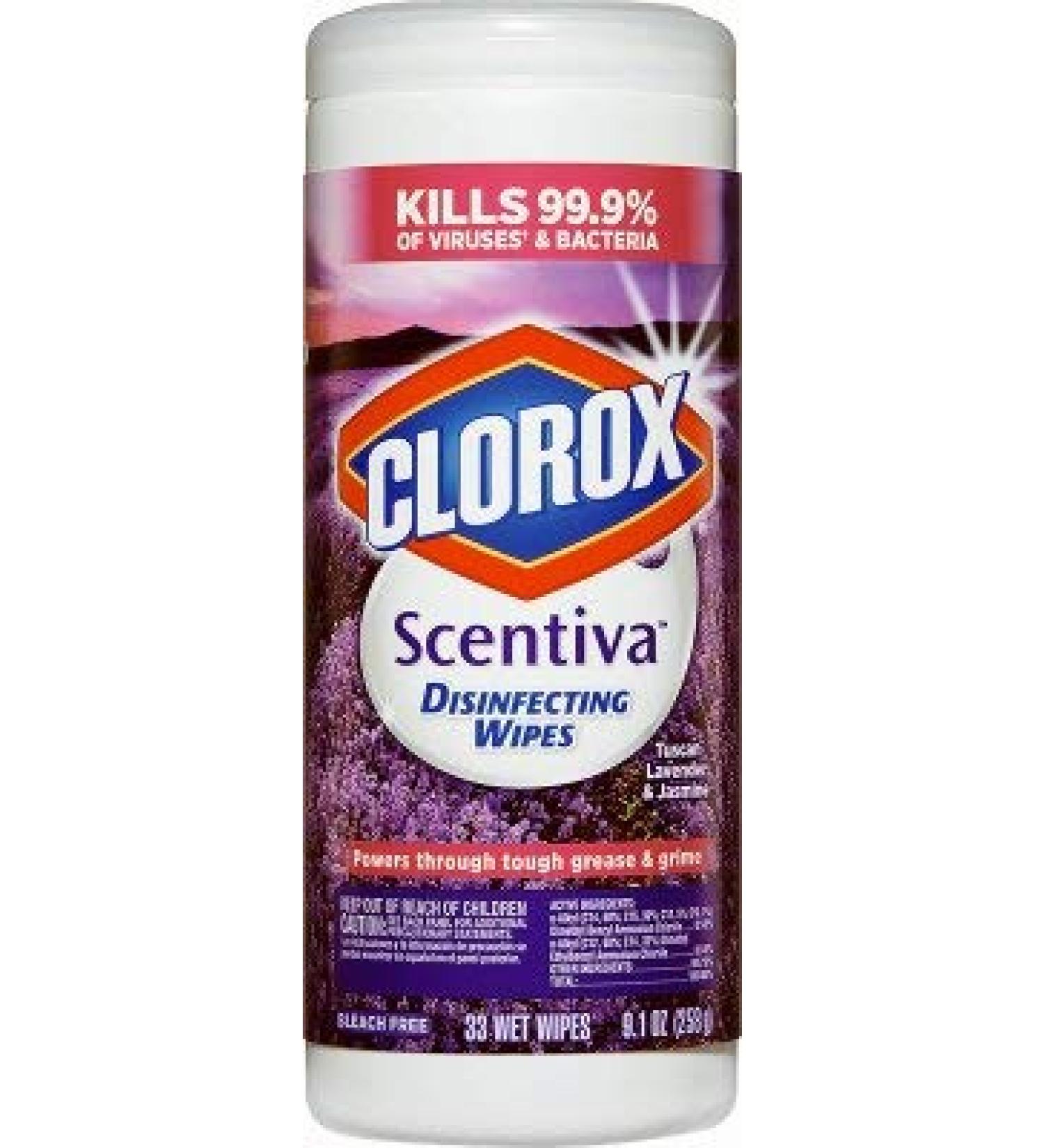 Clrox Wipes Lav Jasmine