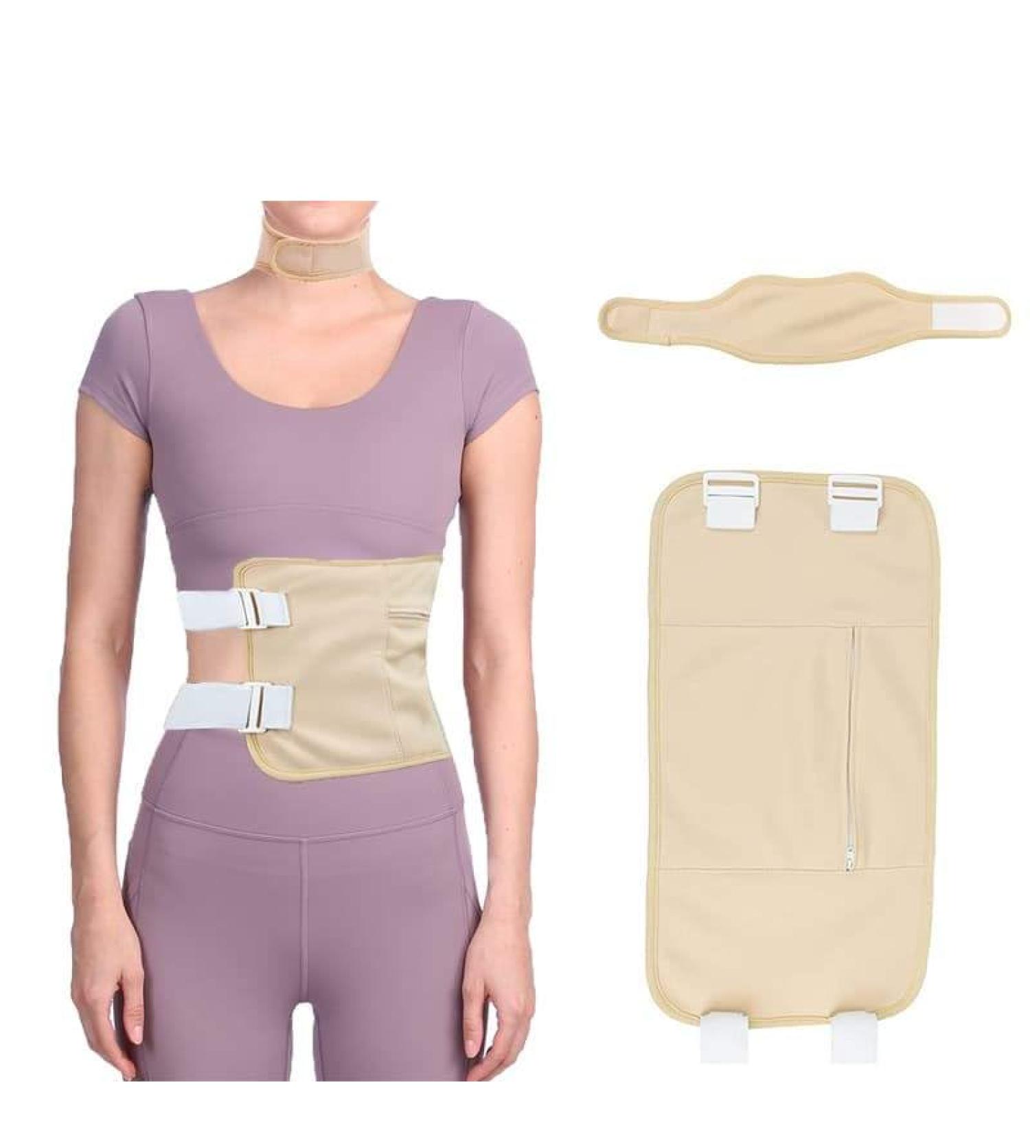 Buy The Providers Castor Oil Pack Kit for Liver Detox | Reusable Organic Cotton Compress with Adjustable Straps - International Shipping Available - Buy Online on GoSupps.com