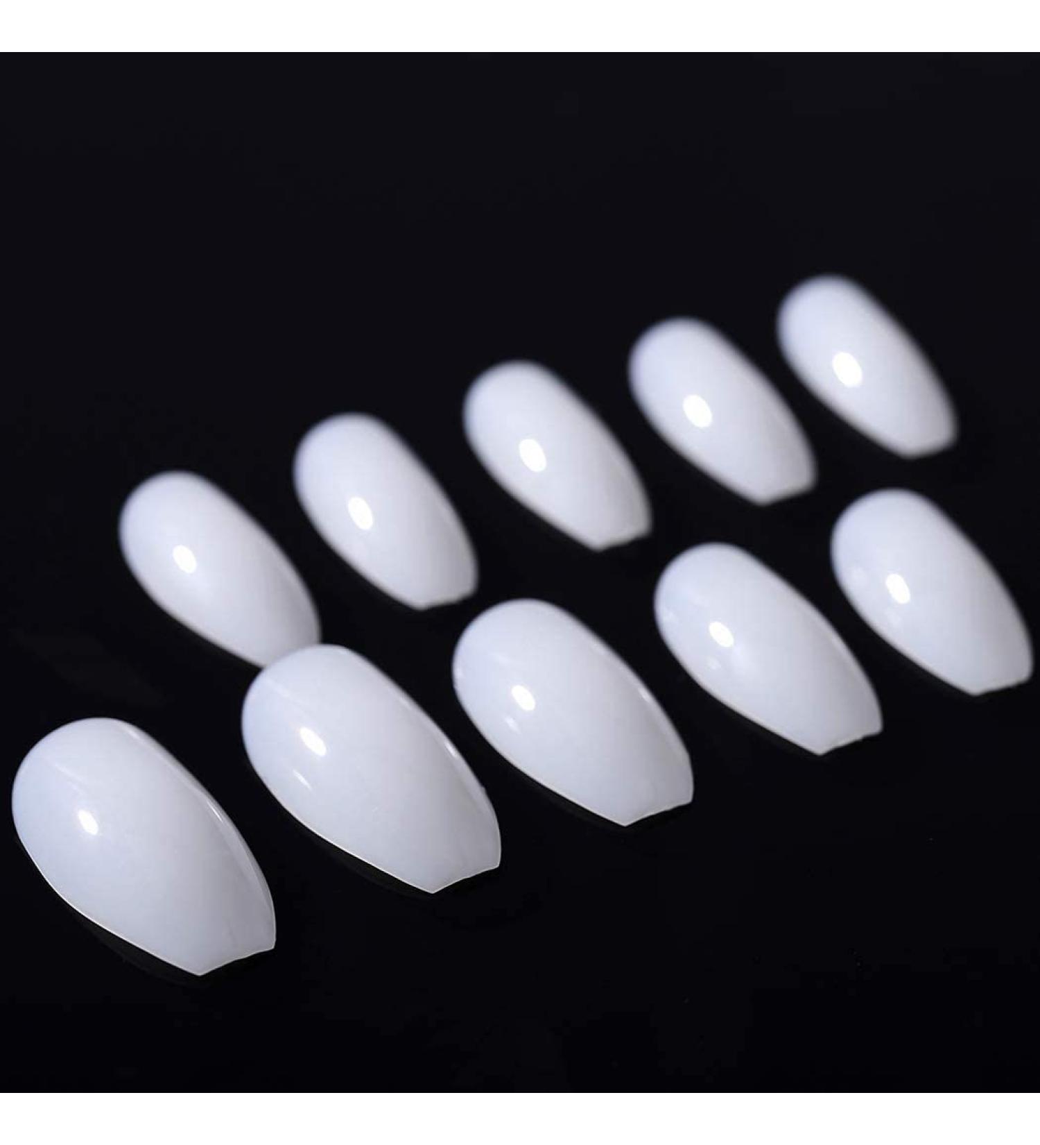 Sethexy 500 Piece Coffin False Fingernails - Ballerina Press-On Acrylic Nails in 10 Sizes for Art Nail Design - Buy Online on GoSupps.com