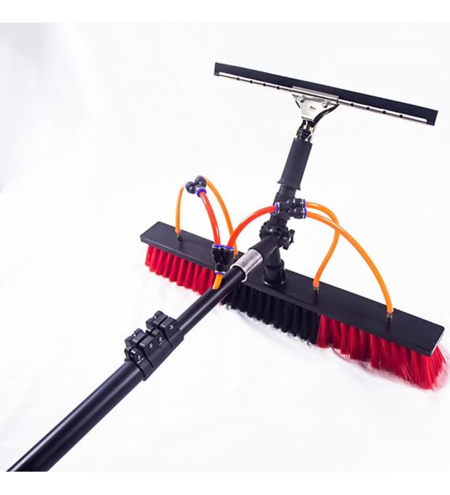 12-36ft Telescopic Pole Washing Brush Water Fed Window Cleaning Pole for Cleaning Windows Cleaning Photovoltaic Panels Trucks 35cm brush head 3.6m 3.6m 35cm Brush Head - Buy Online on GoSupps.com