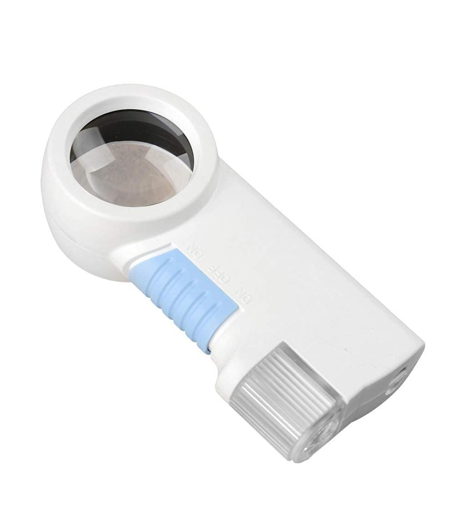 Portable Magnifier with LED Light Handheld Illuminated Reading Book Newspaper 6X Good Times - Buy Online on GoSupps.com