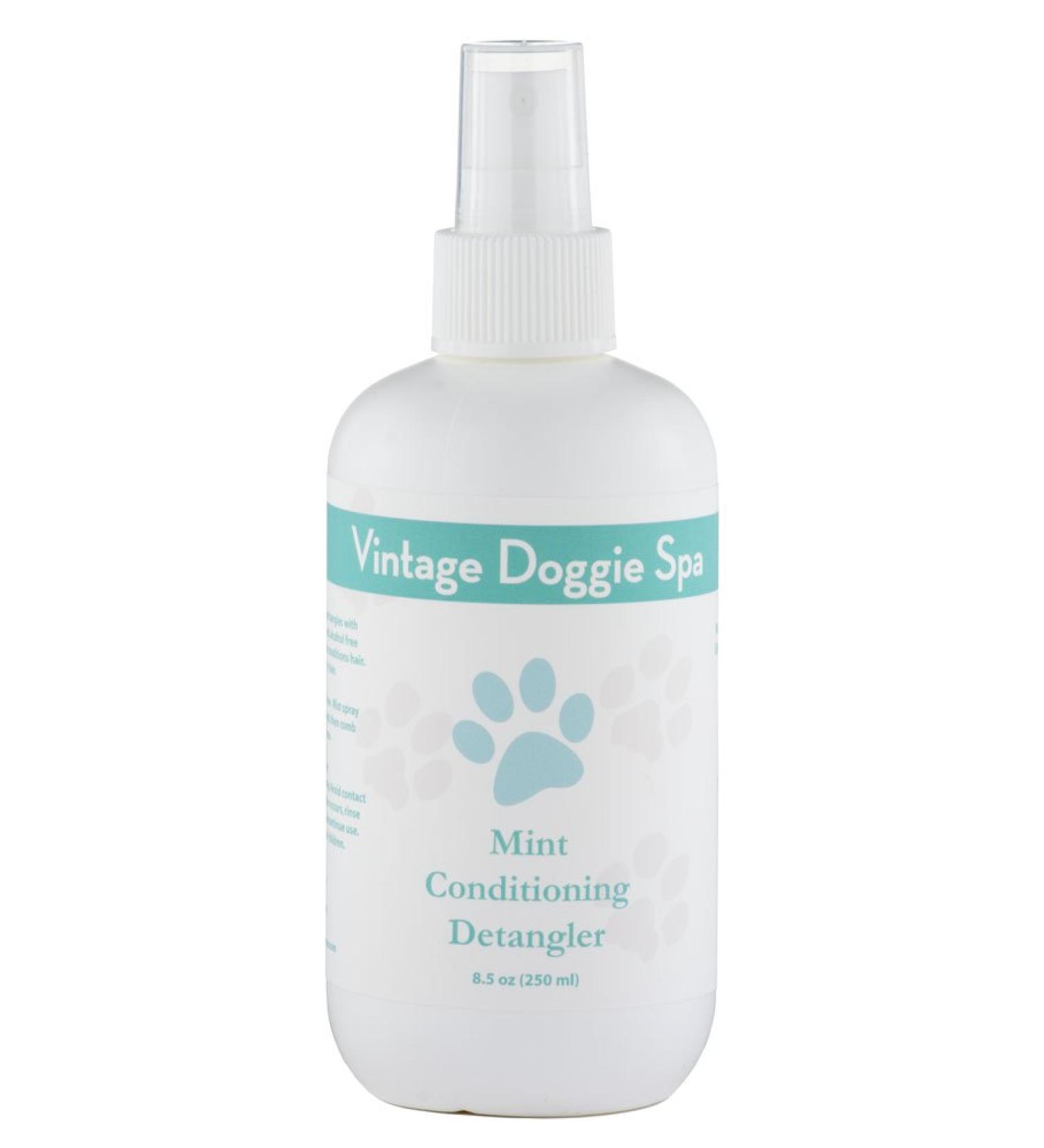 Vintage Doggie Spa's Conditioning Detangler - Mint (8.5 Oz)
