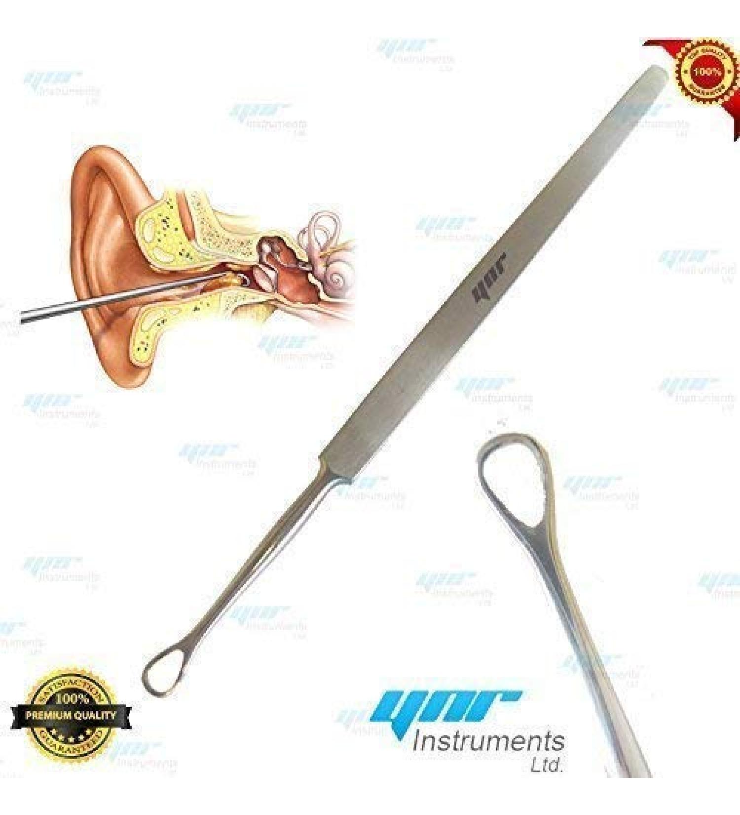 YNR Ear Wax Remover Medical Ear Cleaner Surgical Stainless Steel Products 14cm