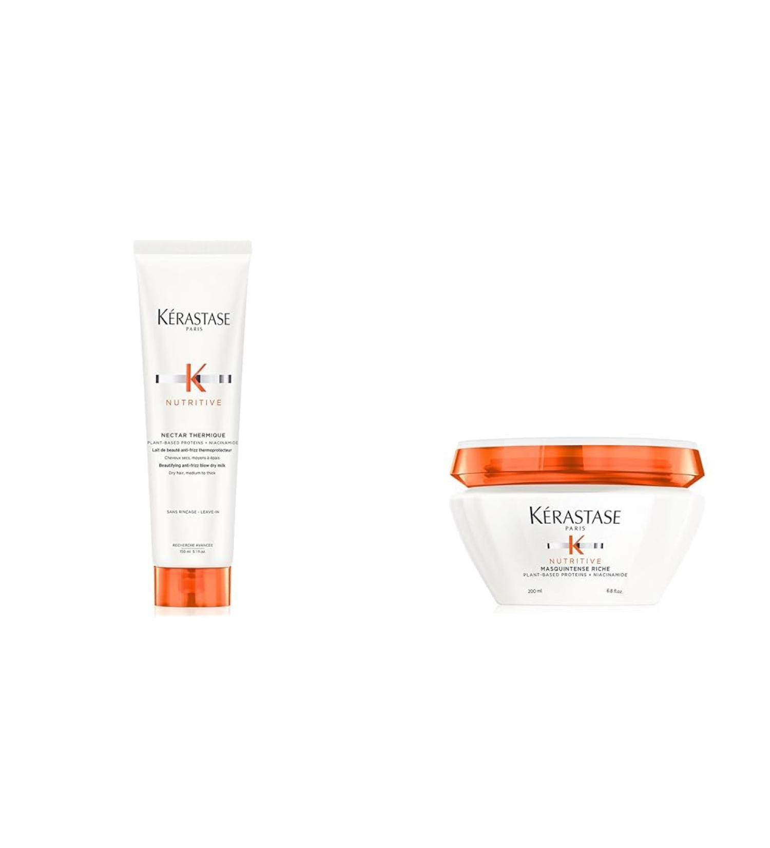 K rastase Nutritive - Nourishing Heat Protection for Dry Fine to Medium Hair | Shine Enhancer & Hair Treatment - Buy Online on GoSupps.com