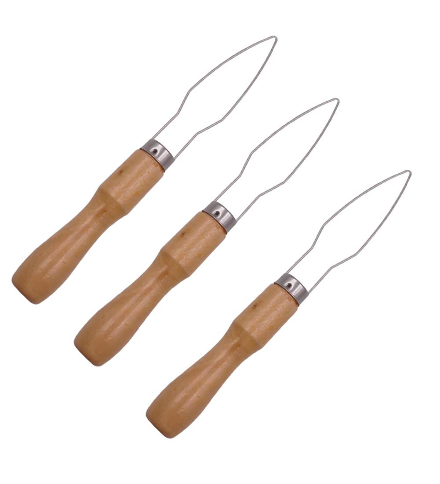 JIHUOO 3-Piece Wooden Handle Button Hook Set | Dressing Aid Tool for Seniors & Disabled | Easy Buttoning Helper - Buy Online on GoSupps.com