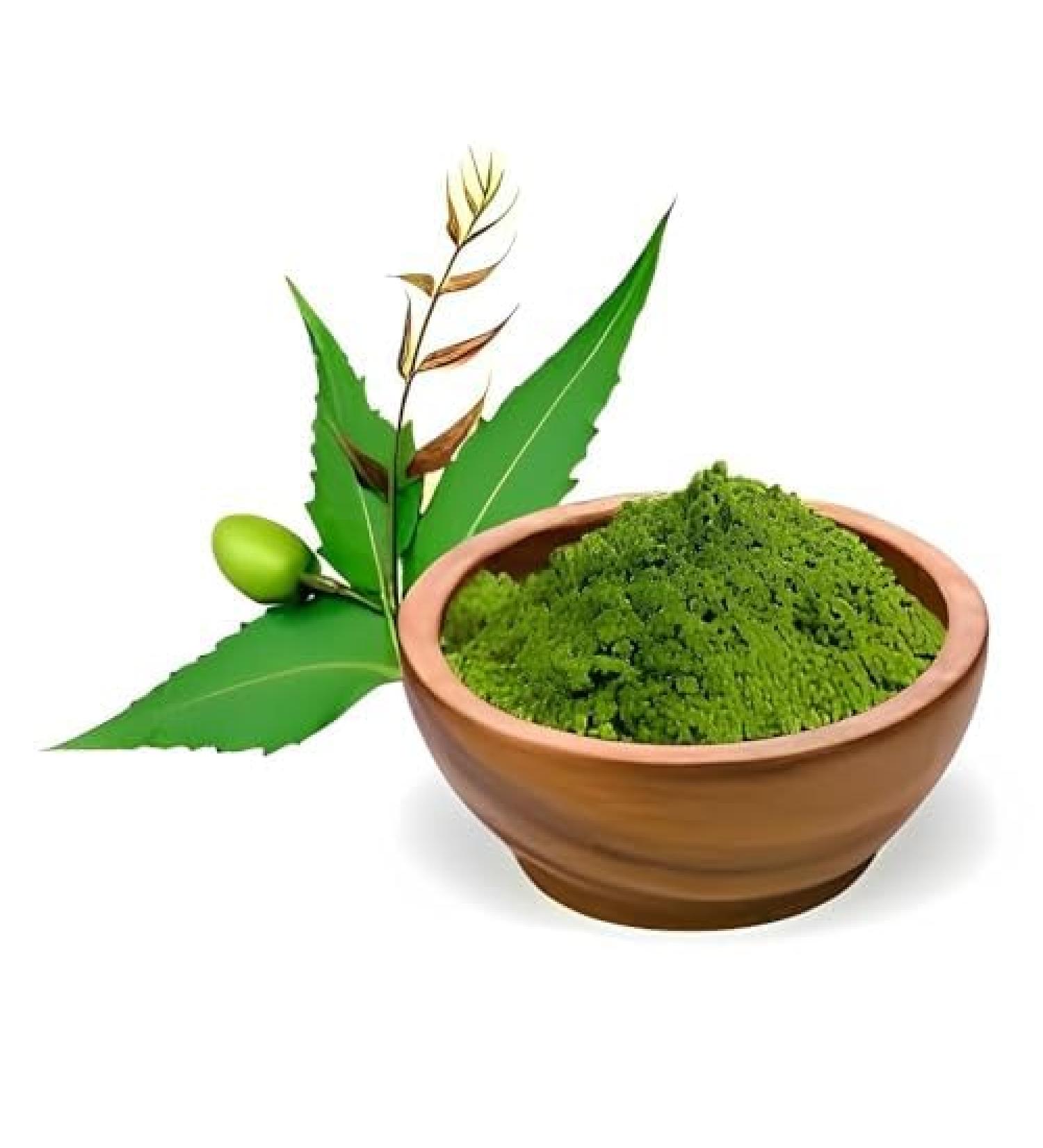 Orzanik Neem Leaves Powder | 150 GMS Neem Powder for Skin | Neem Leaf Powder | Dried Neem Leaves Powder for Hair Growth