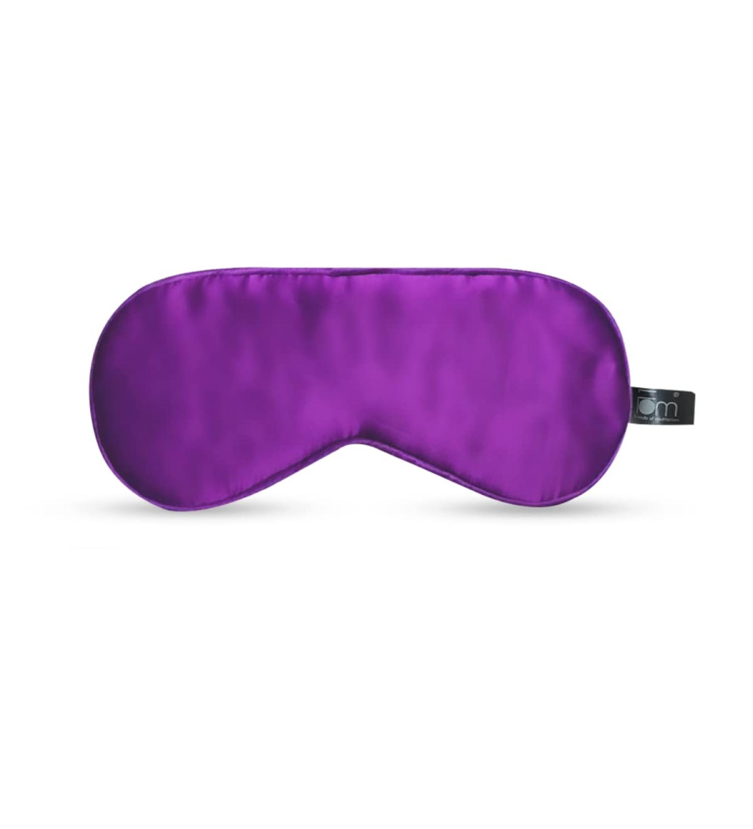 FOM 100% Mulberry Silk Sleep Mask & Blindfold - Super Smooth (Purple) - Buy Online on GoSupps.com
