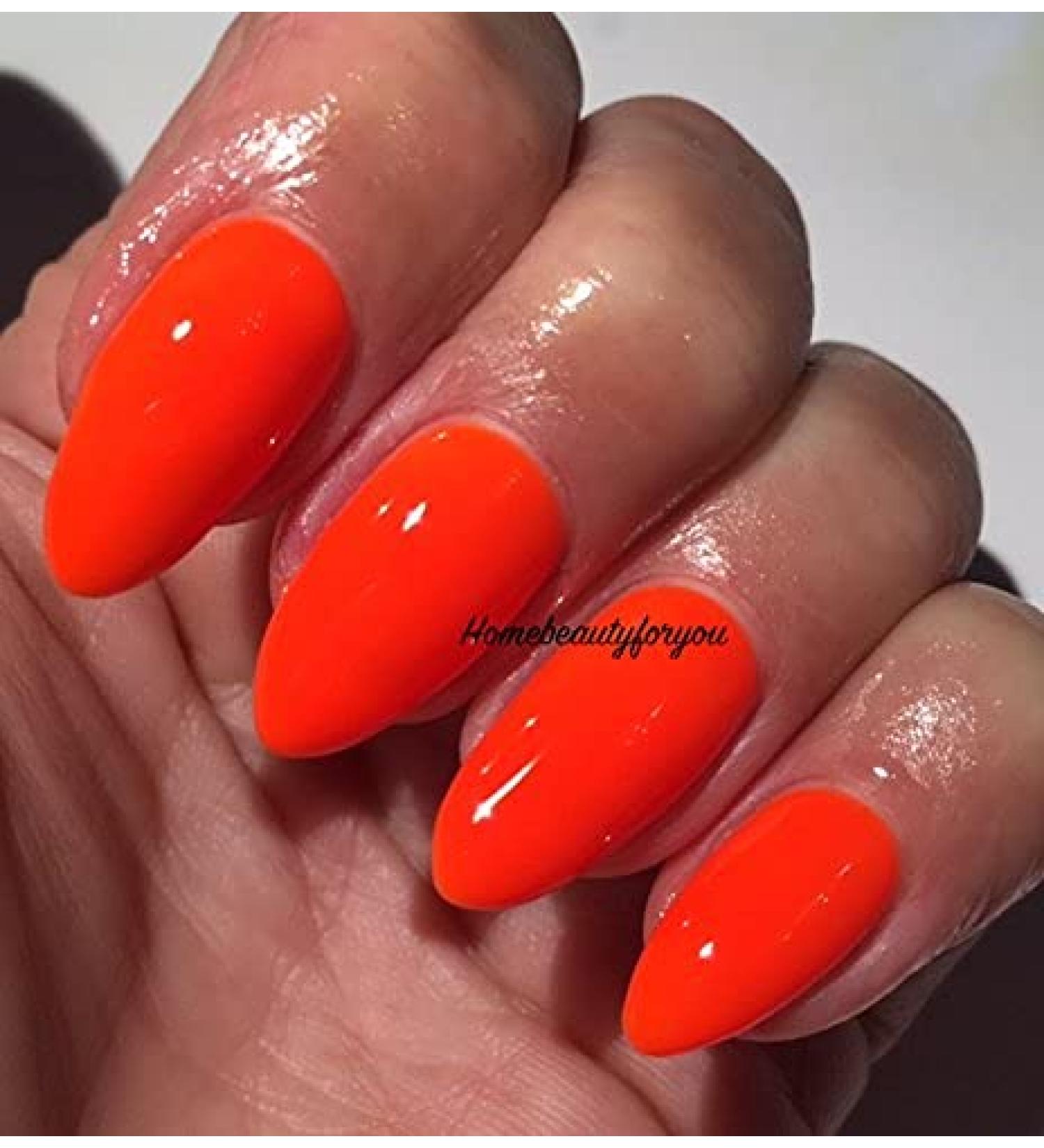 Bluesky Neon Orange Burlesque Neon 22 Nail Gel Polish UV LED Soak Off