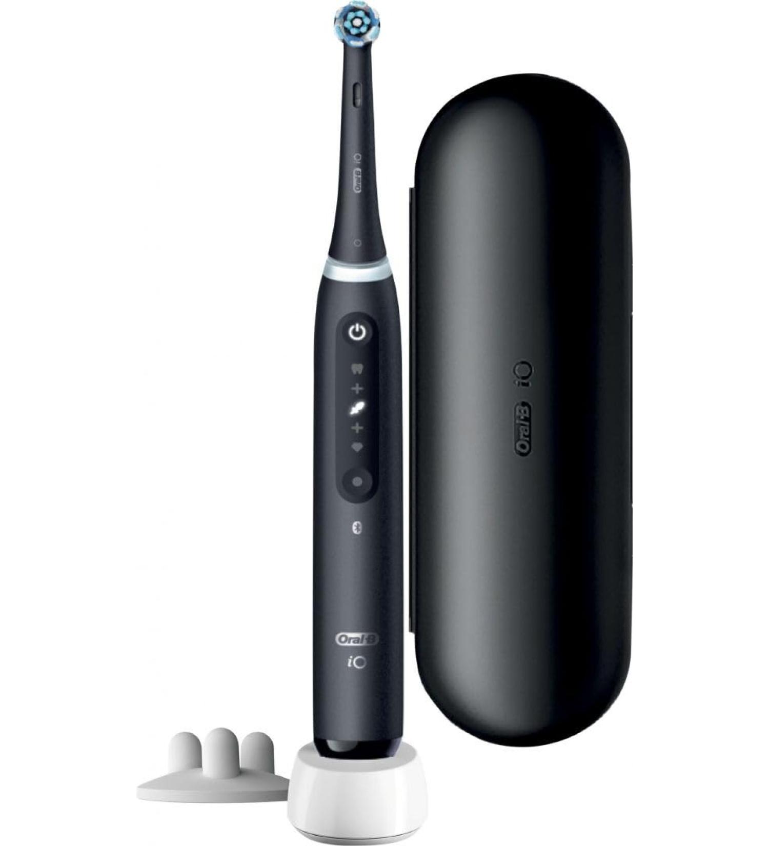 Buy Oral-B IO5S Matt Black Electric Toothbrush - Advanced Cleaning & Smart Technology - International Shipping Available - Buy Online on GoSupps.com