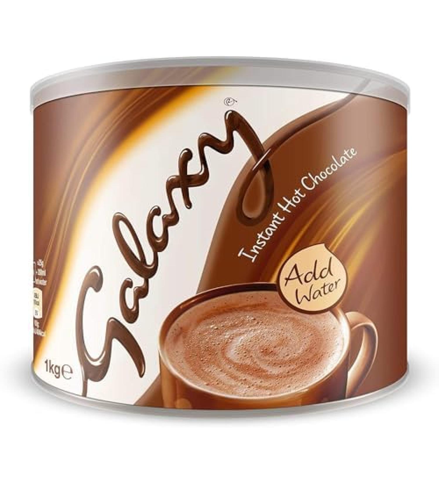 Galaxy Instant Hot Chocolate Just Add Water - 1kg | Sold by Gronets (1 Pack) Chocolate 1 Pack