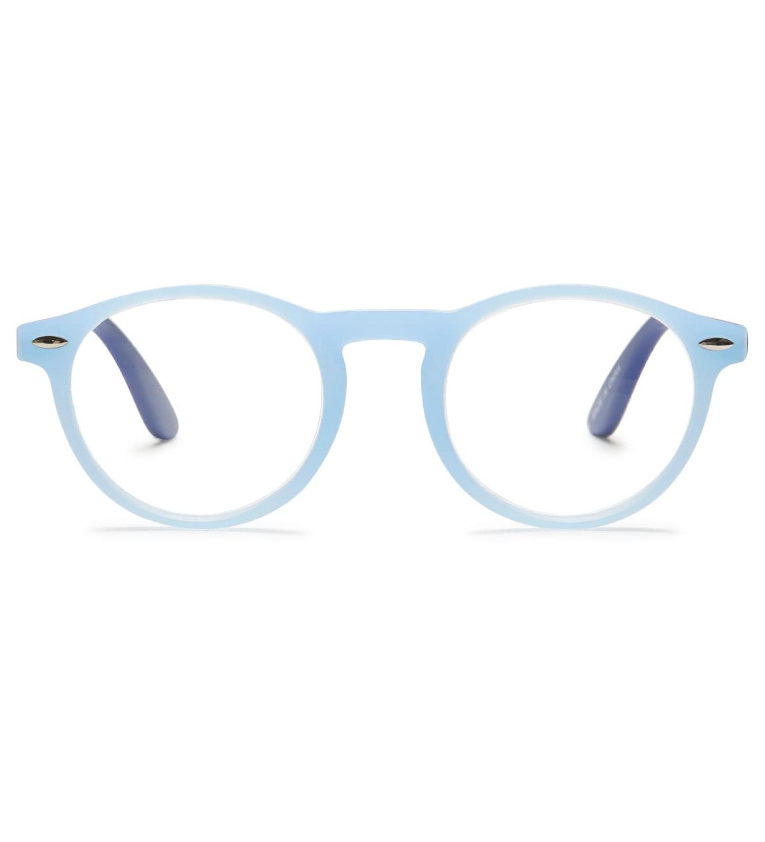 Buy Koosufa Retro Round Reading Glasses for Men & Women - Anti-Fatigue Full-Rim Glasses with Feder Hinges | Strengths 0.0 to 3.5 - International Shipping Available - Buy Online on GoSupps.com