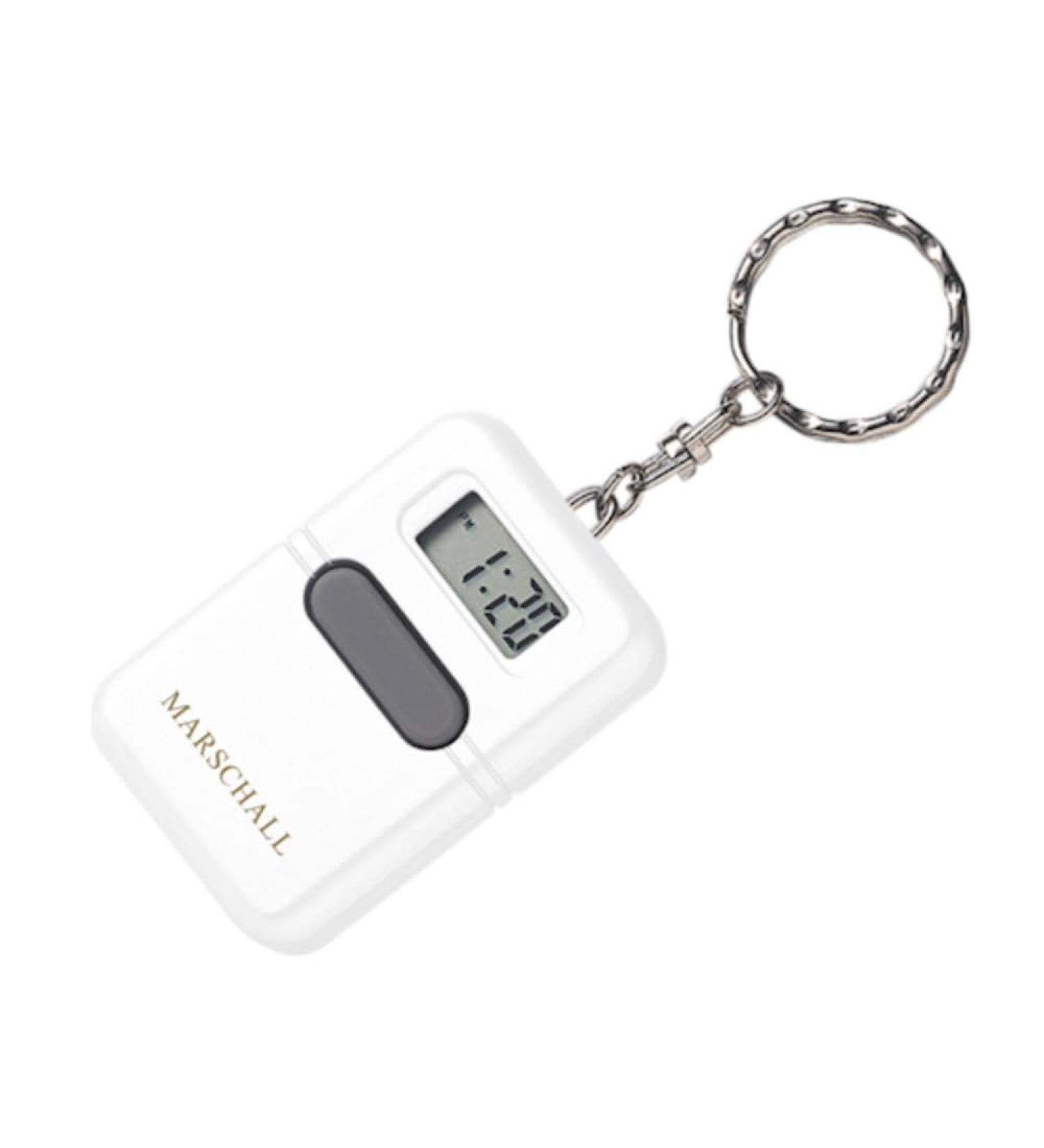 Marshal German Speaking Keychain Clock - Loud Alarm Ideal for Seniors & Visually Impaired - 1107W - Buy Online on GoSupps.com