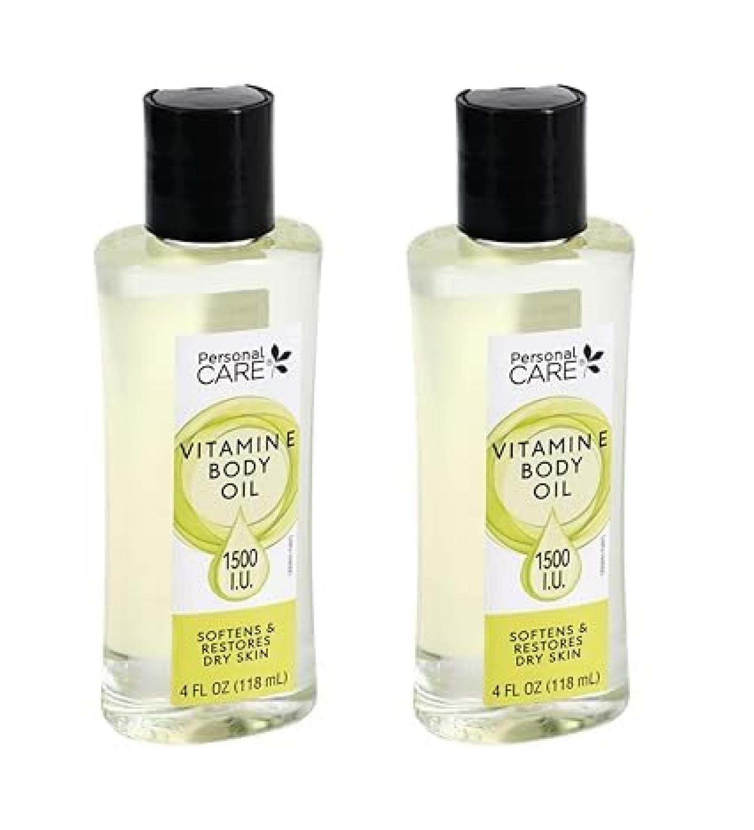 Personal Care Vitamin E Body Oil 4 oz. (Pack of 2)