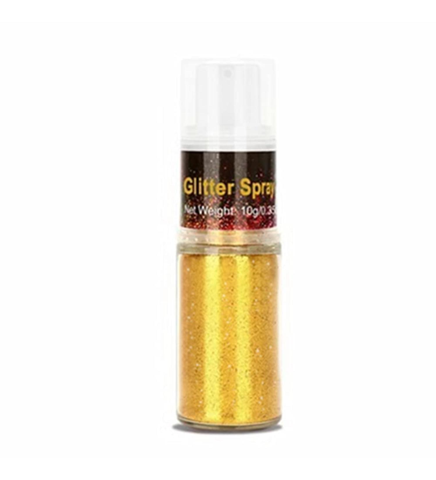 Buy Go Ho Hair and Body Glitter Spray Holographic Ultra Fine Gold Glitter for Festivals Crafts & Makeup | 10g / 0.35oz - Buy Online on GoSupps.com