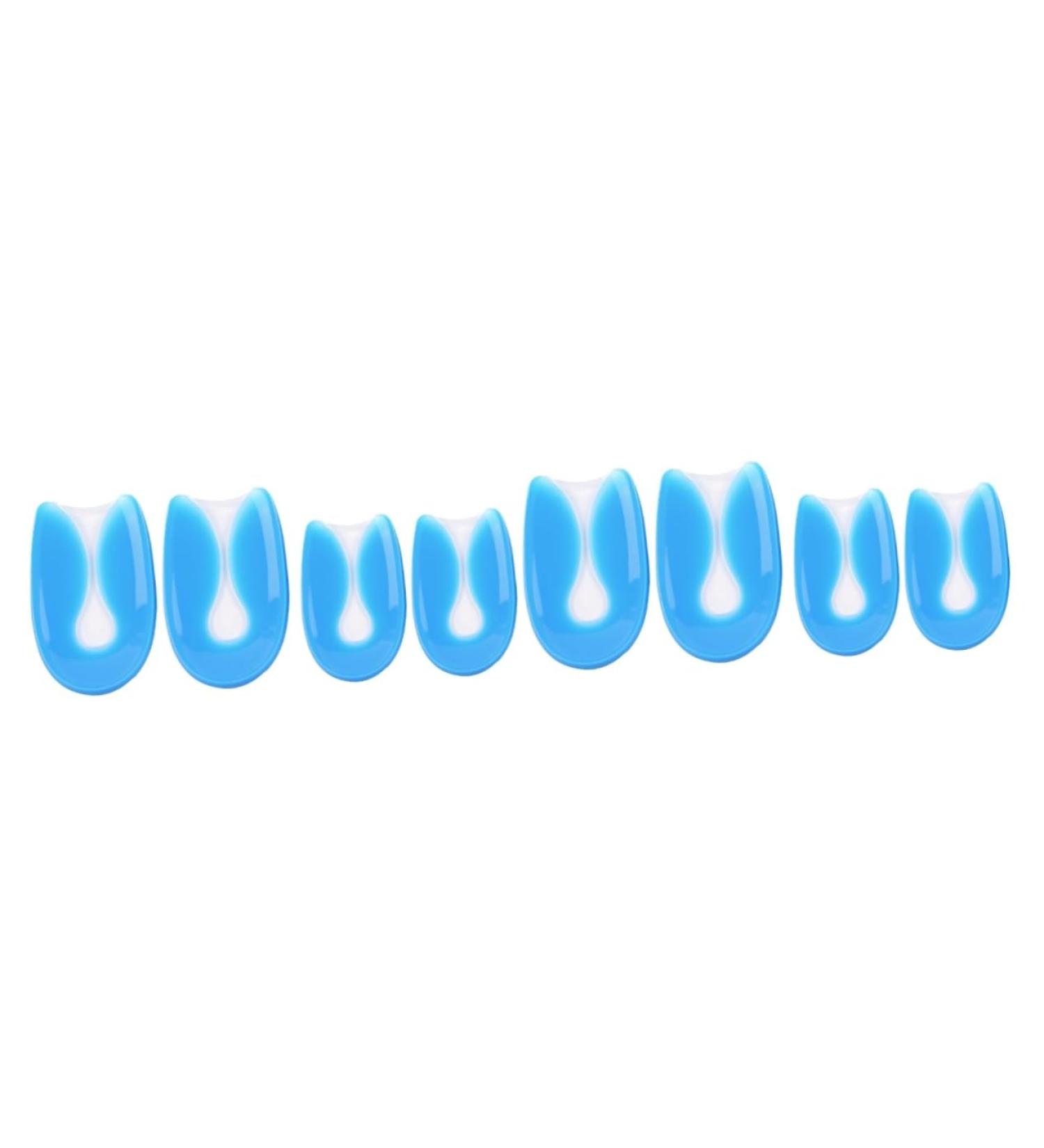 FOMIYES Soft Silicone Heel Pads - 4 Pairs Anti-Wear Foot Care Insoles for High Heels & Comfort - Buy Online on GoSupps.com