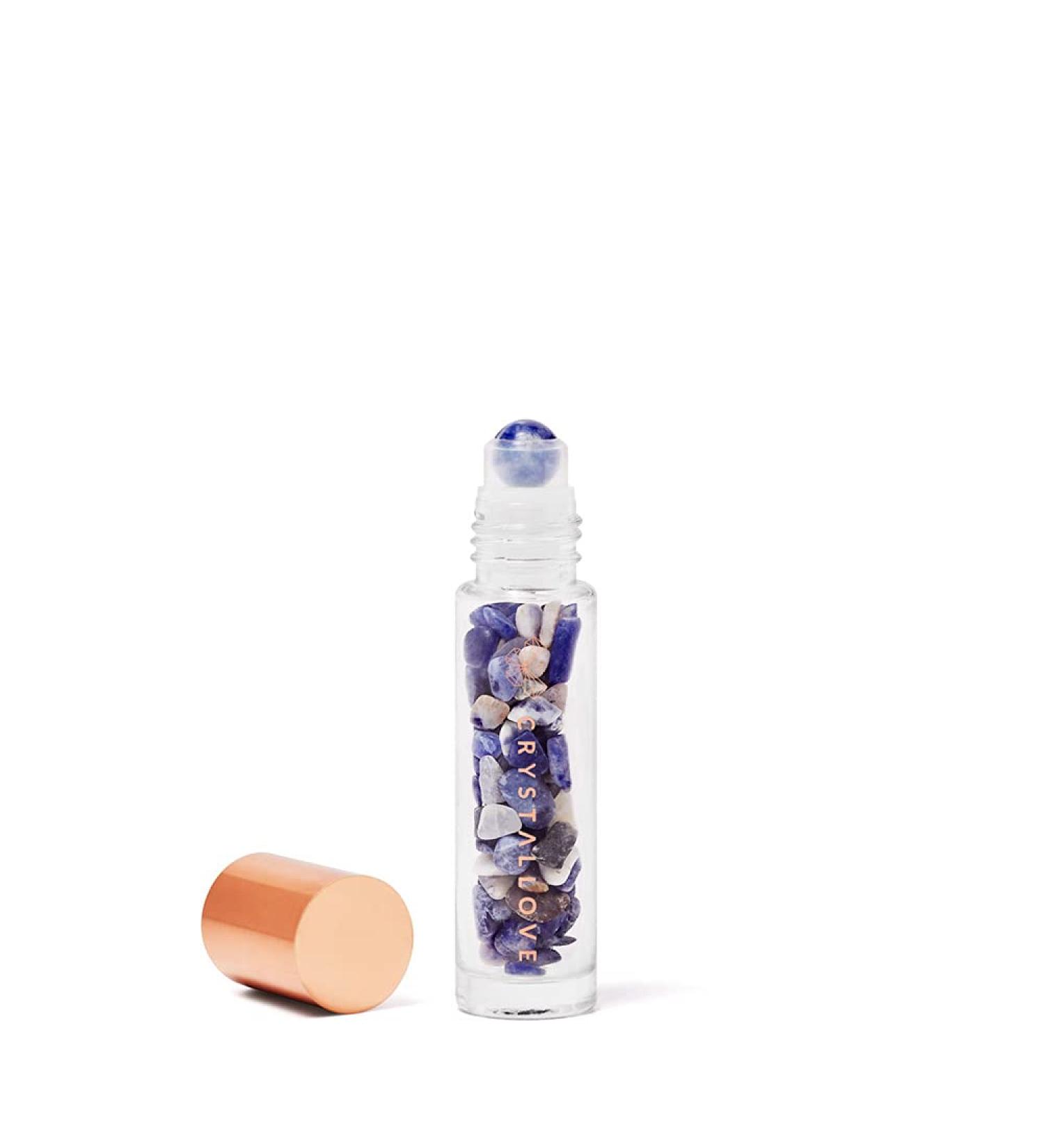  CRYSTALLOVE Crystallove 10ml Oil Bottle Sodalite Roll-on Bottle for Oils Perfumes Cosmetics Massage Glass Bottles for Essential Oils Refillable Glass Roller - Buy Online on GoSupps.com