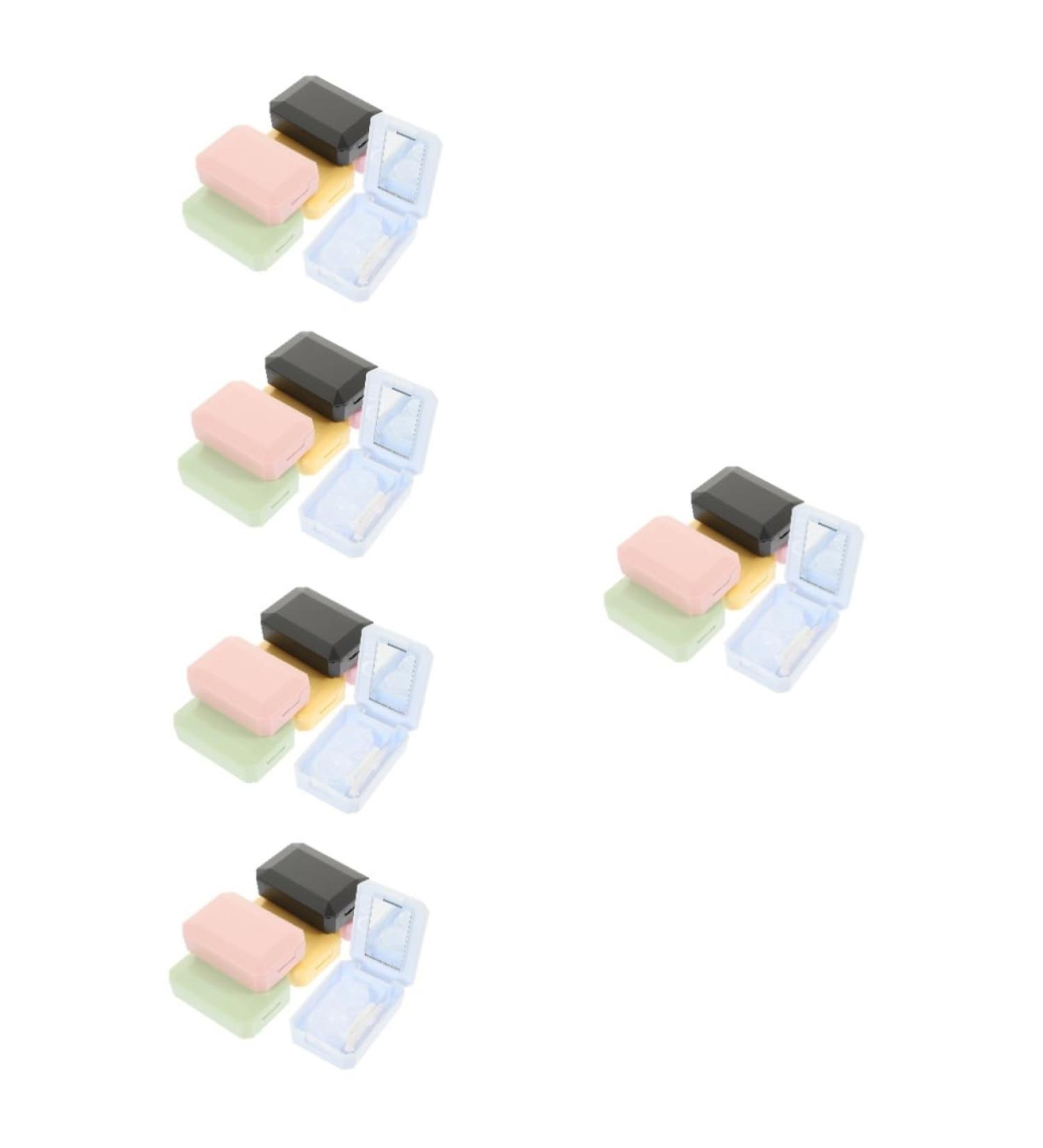 Buy SOLUSTRE 30 Sets Contact Lens Cases - Travel-Friendly Assorted Colors | Durable & Stylish Design - Buy Online on GoSupps.com