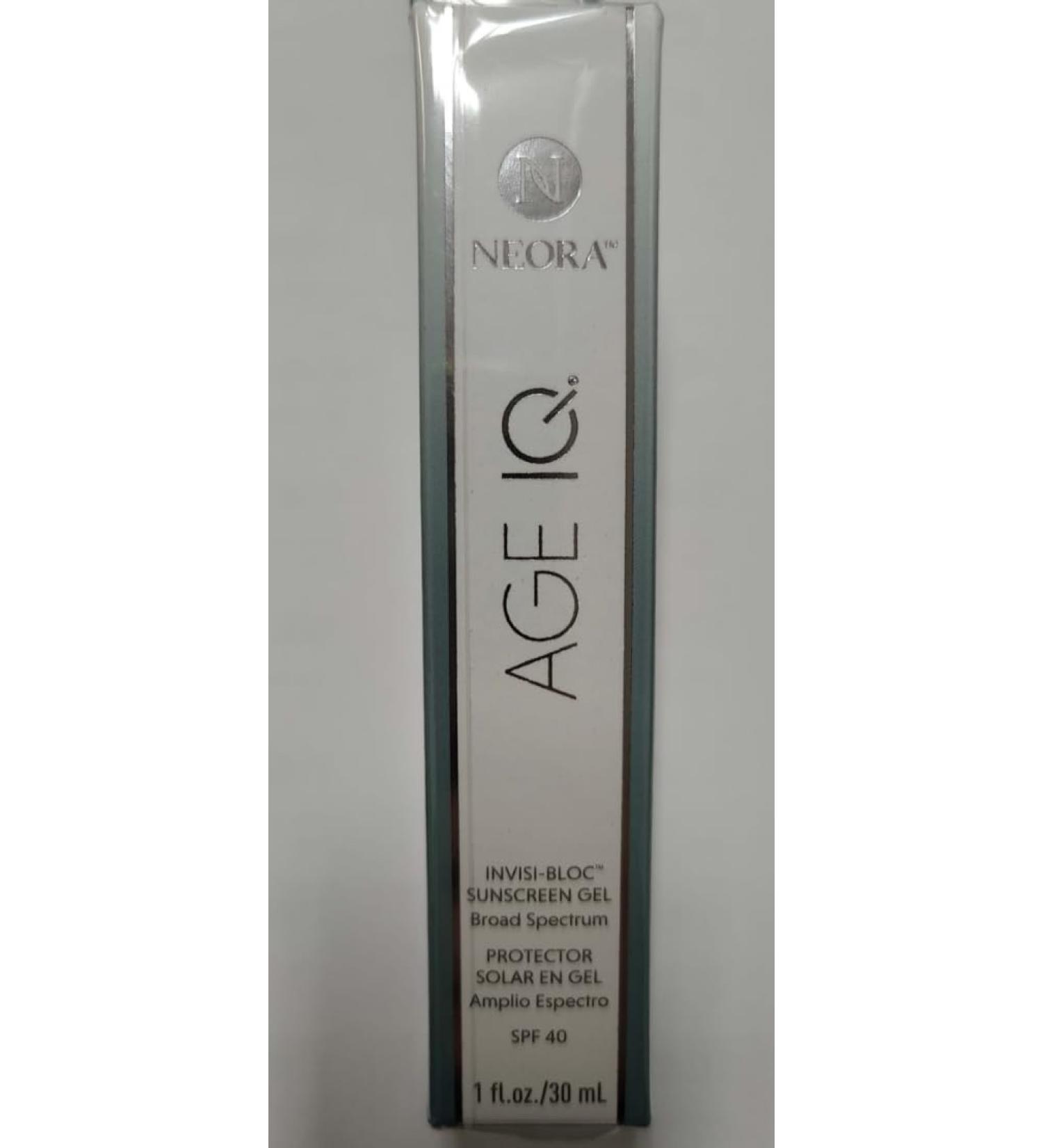 Buy Age IQ Invisi-Bloc Sunscreen Gel SPF 40 | Broad Spectrum Protection | 1 fl. oz | Fast International Shipping - Buy Online on GoSupps.com