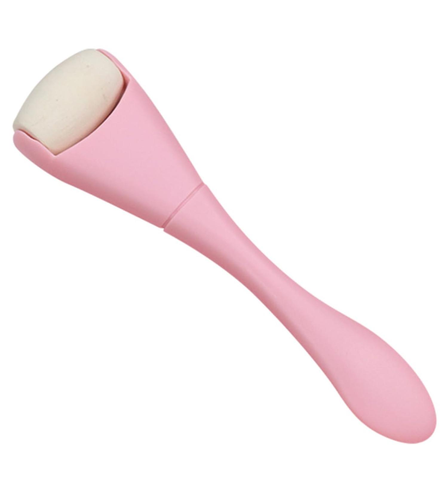 Mikinona Oil Removal Roller Volcanic Roller for Face Oil Control Facial Massager Volcano Stone Roller Volcanic Stone Massage Stick Skin Care Tool Face Care Roller Facial Oil Absorbing Stick 10.30X2.70X1.50CM Pink - Buy Online on GoSupps.com