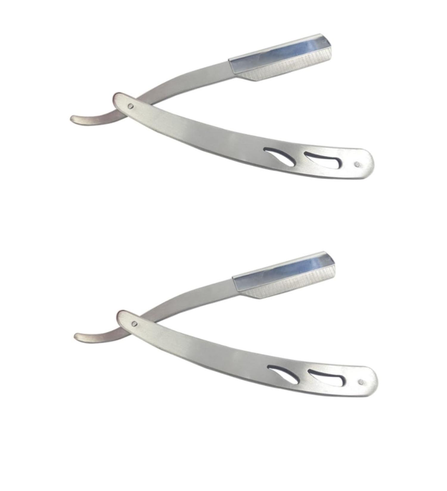 Angoily 2pcs Razor Stainless Steel Hair Clips for Men - Professional Durable Styling Accessories - Buy Online on GoSupps.com