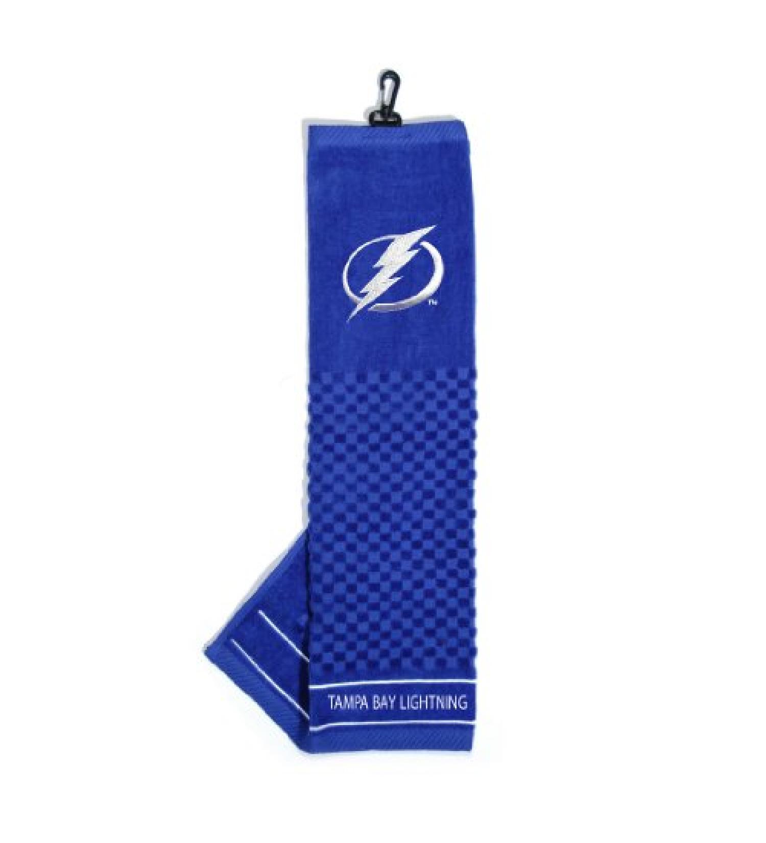 Team Golf NHL Unisex Embroidered Golf Towel Tampa Bay Lightning One Size Multi Team Colors
