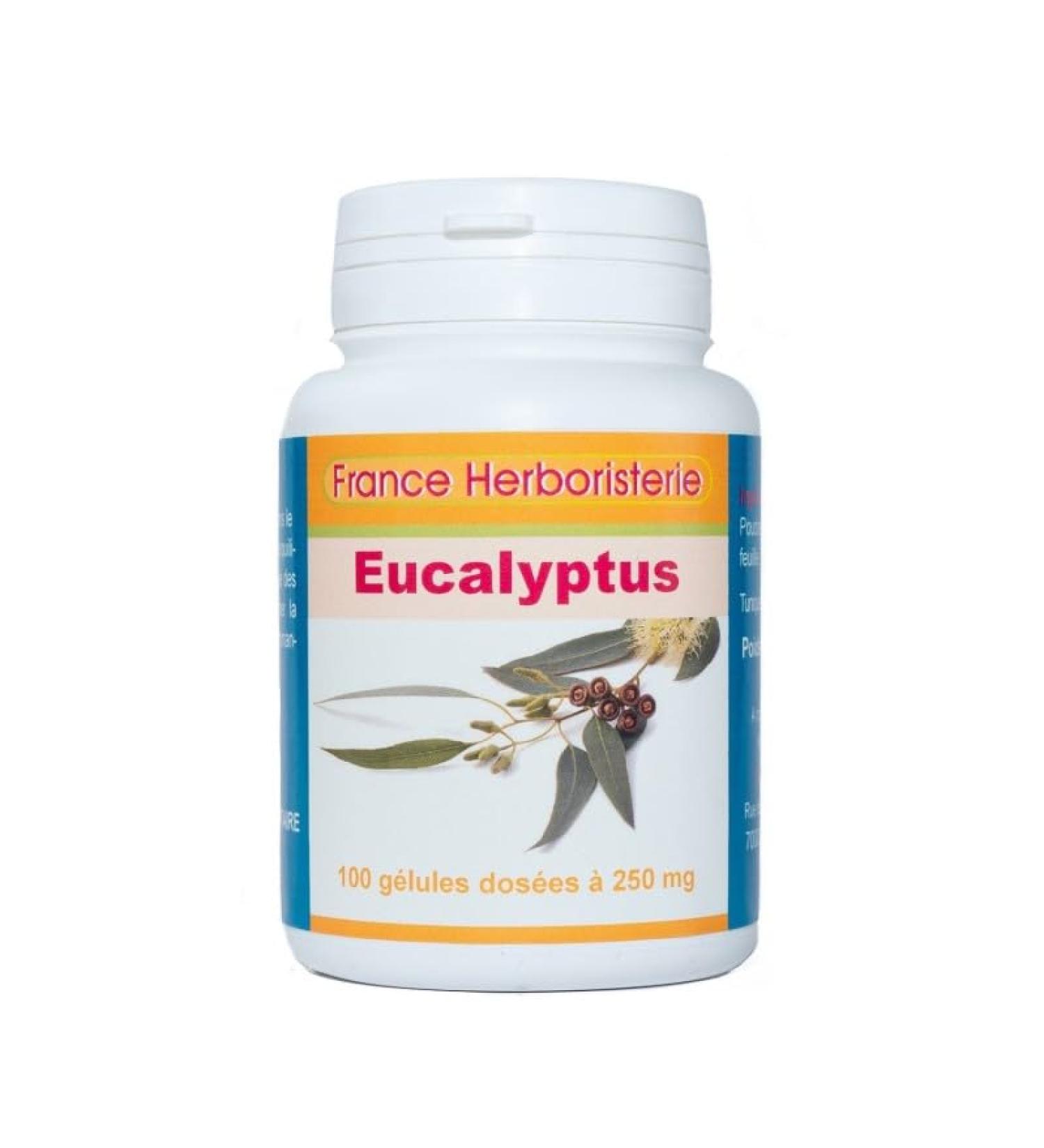 EUCALYPTUS GELLS Leaf 100 capsules with a dosage of 250 mg pure powder. - Buy Online on GoSupps.com