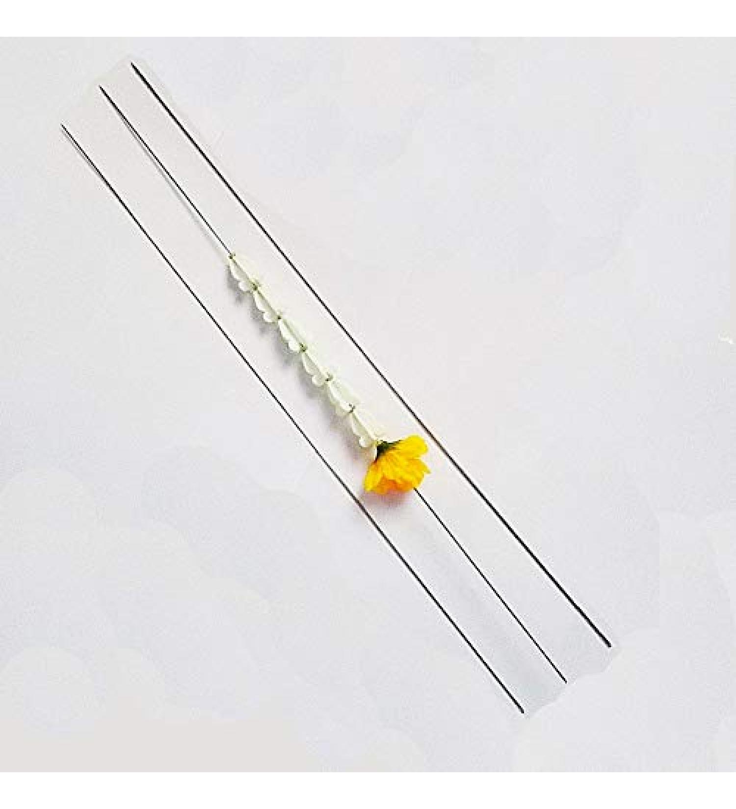10pcs Stainless Steel Long Needle for Lei Malai Thai Flower Crafts - DIY Bead Sewing Accessory - Buy Online on GoSupps.com