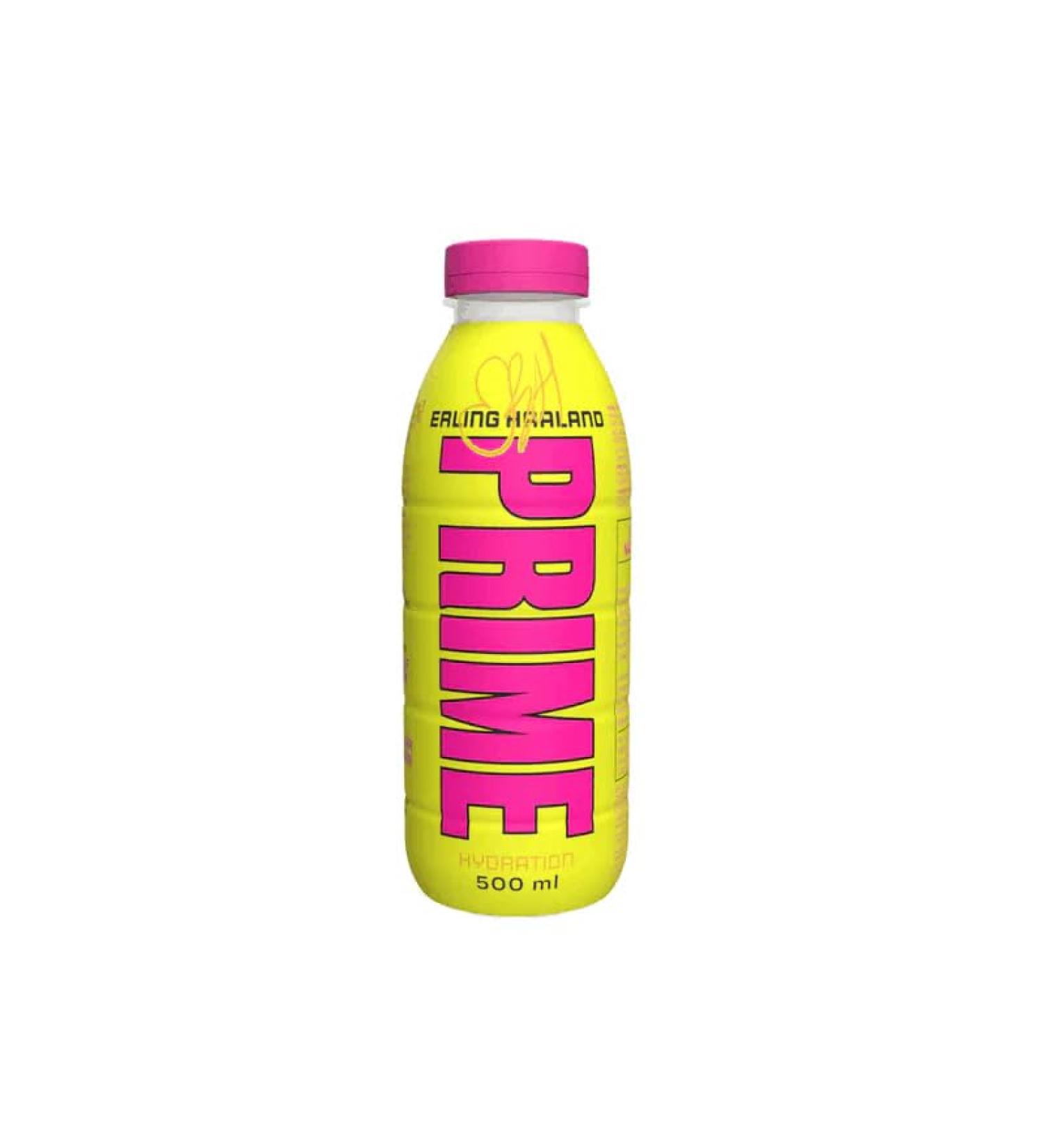 Special Edition Erling Haaland Strawberry Lemonade Prime Hydration - UK Exclusive (1 Bottle - 16.9Fl Oz) - Buy Online on GoSupps.com