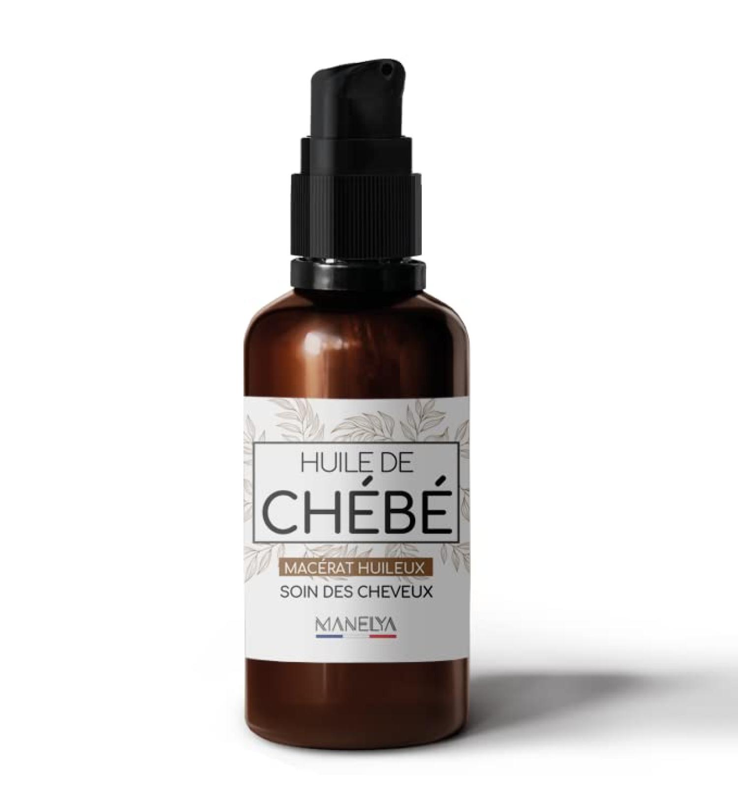 Manelya Chebe Oil Manelya Hair Growth Secret from Chad Amber glass bottle with pump (100 ml)