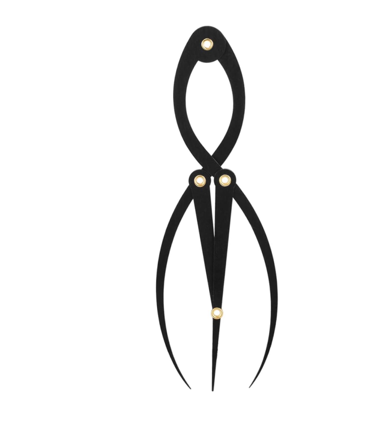 Gogogmee Metal Eyebrow Ruler Eyebrow Tools Stainless Steel Ruler for Eyebrow Positioning Ruler Curve - Buy Online on GoSupps.com