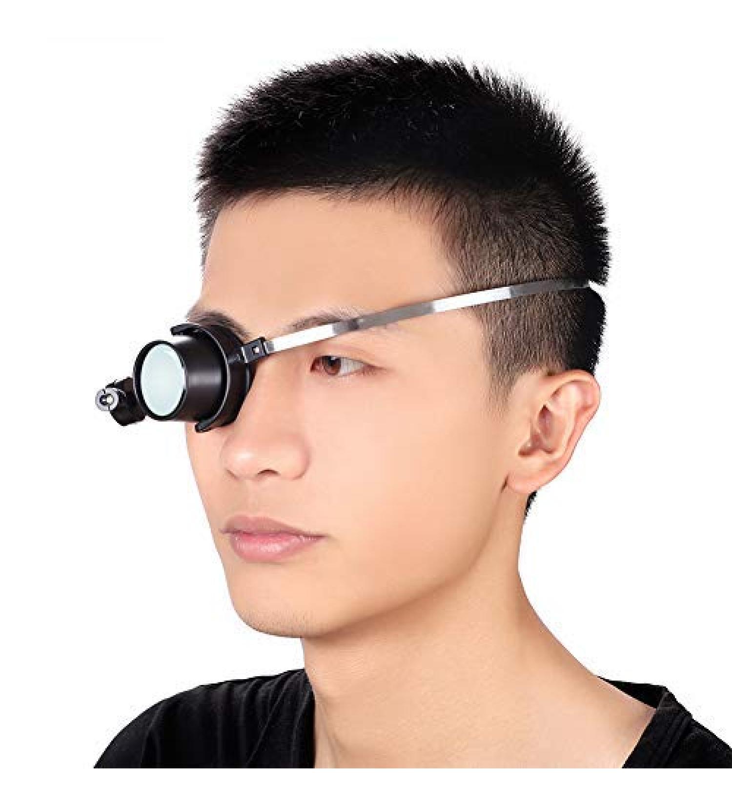 15X Headband Magnifier with LED Light Eye Mask Magnifying Glasses Jewelers Loupe Lens Head-Mounted Eye Loupe Monocular Magnifier for Reading Watch Repair Hobbies Watchmakers - Buy Online on GoSupps.com