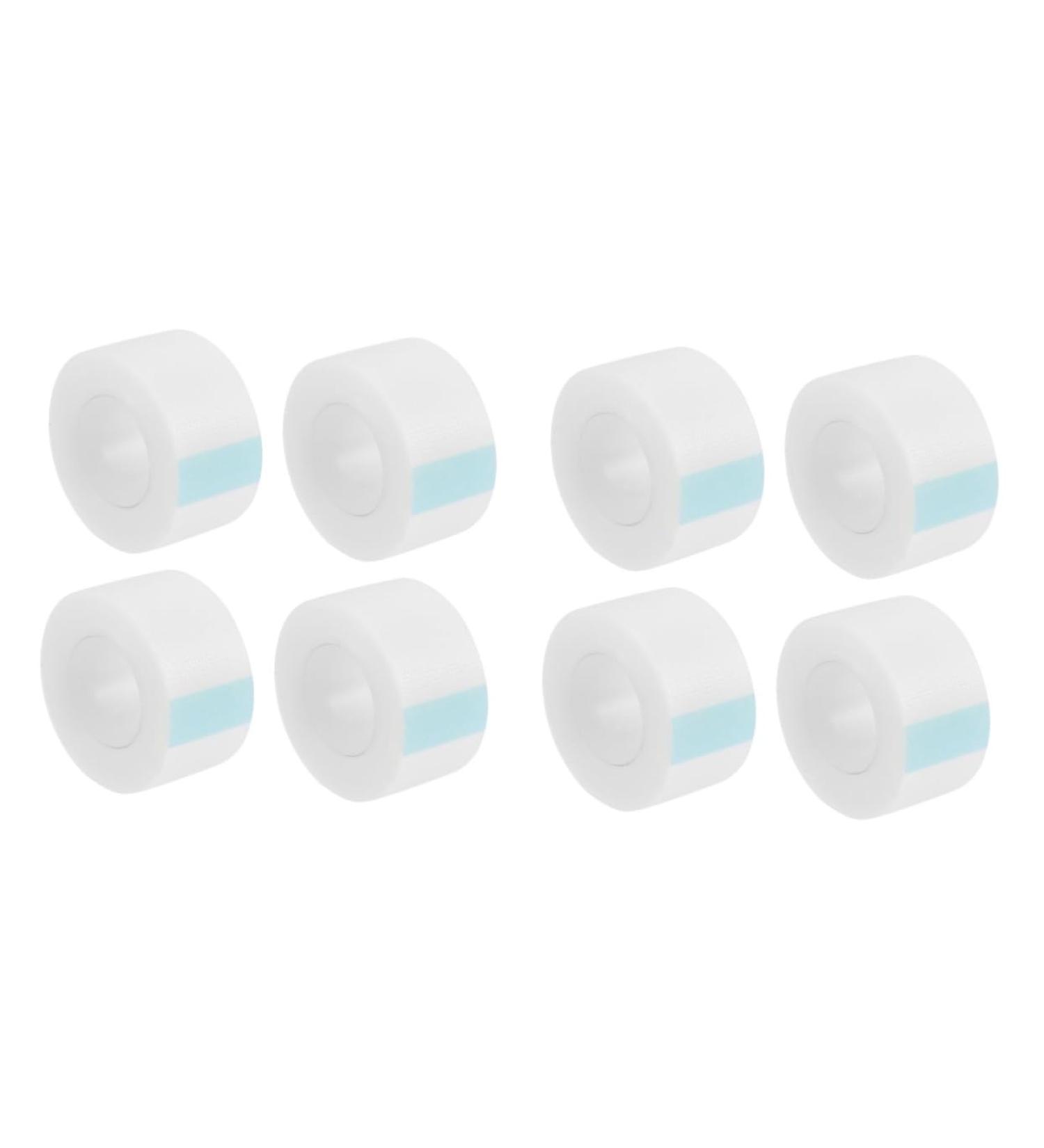 Didiseaon White Tape 8 Rolls Medical Tape Lash Book Organizer Double Eyelid Stickers Adhesive Tape Girl Beauty Stickers 914x2.5cmx2pcs Whitex2pcs - Buy Online on GoSupps.com