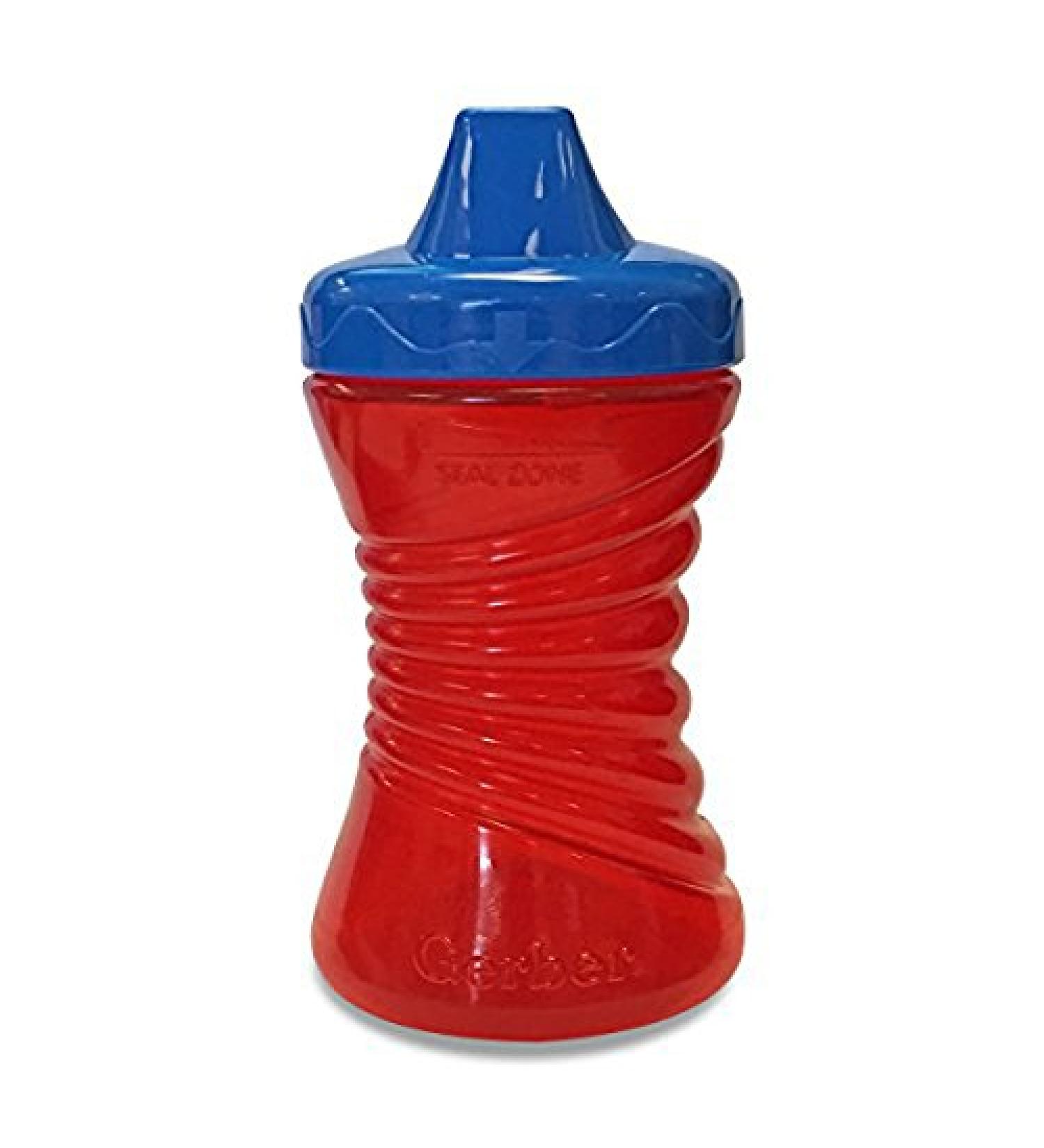 Nuk Gerber Graduates Fun Grips Red Plastic 10-Ounce Hard-spout Cup