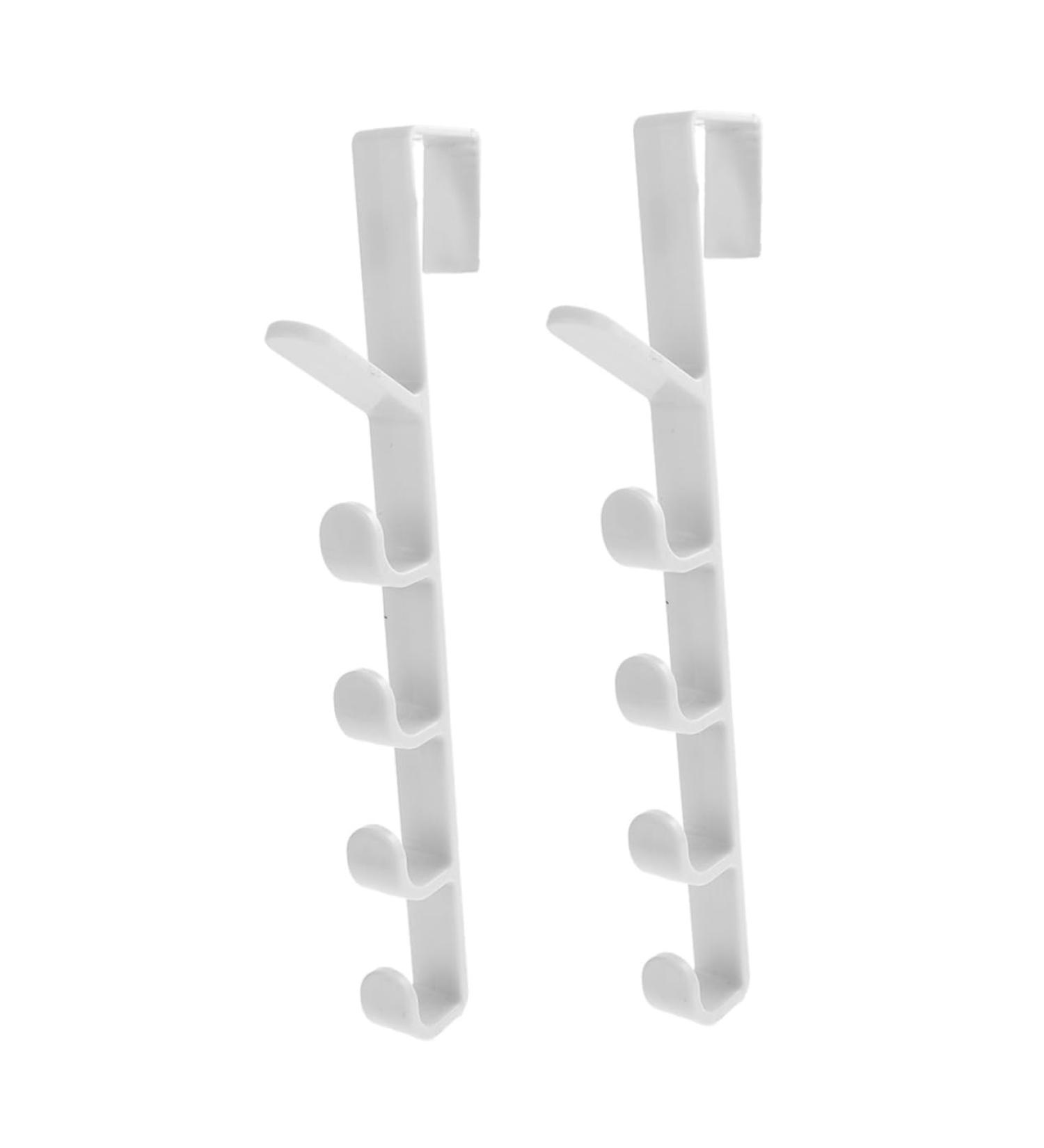 Cabilock 2pcs Transparent Hook Over The Door Wall Clothes Rack Door Coat Hanger Multi-Function Hook Back Door - Buy Online on GoSupps.com