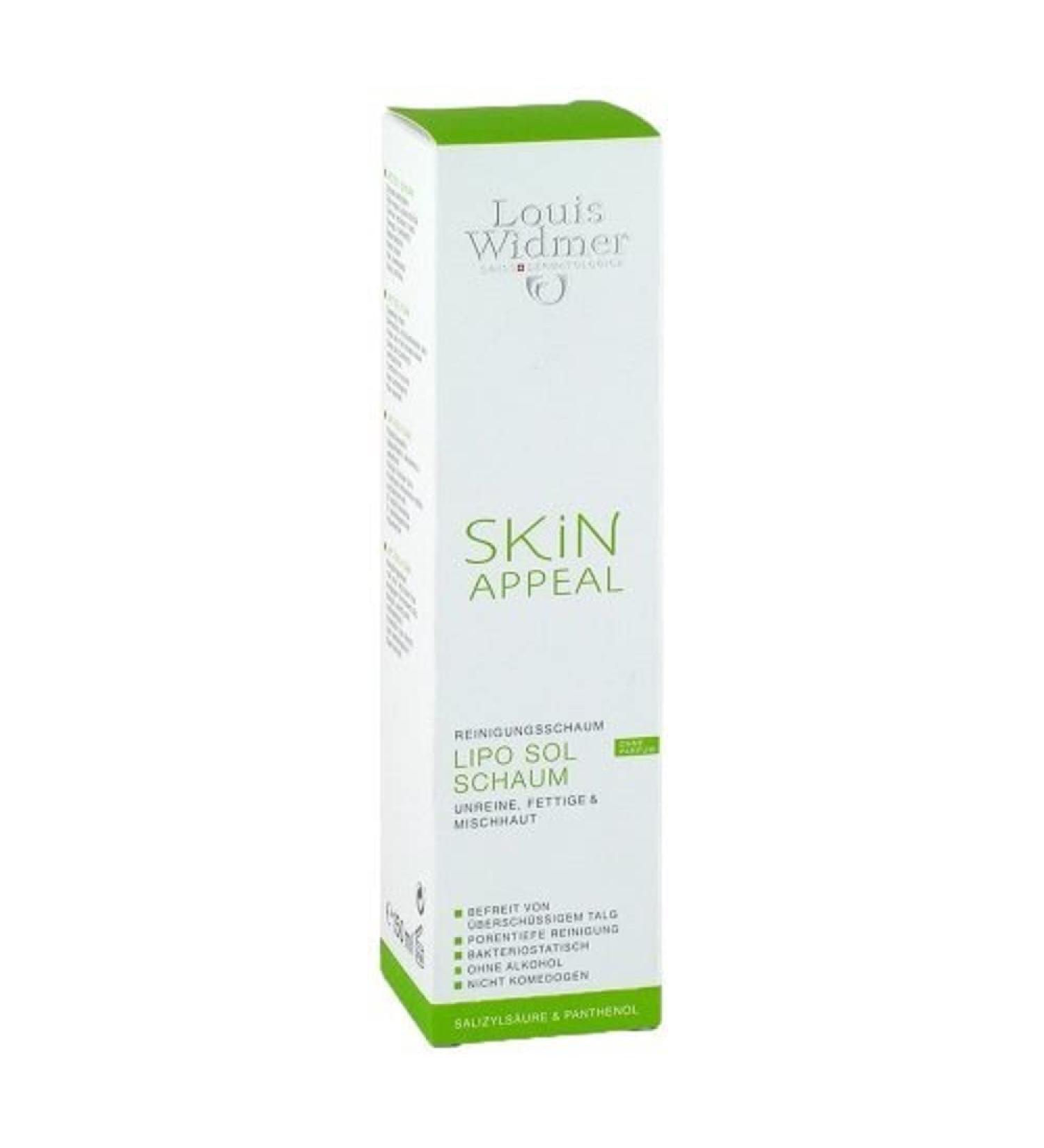 Louis Widmer Skin Appeal Lipo Sol Cleansing Foam 150 ml