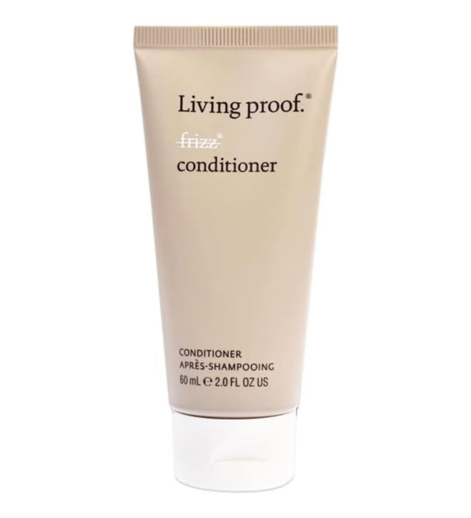Living Proof No Frizz Conditioner |Moisturizing hair conditioner maintains dry and unruly hair |Anti-frizz dismantled smoothes |Vegan without parabens silicones sulfate |60ml