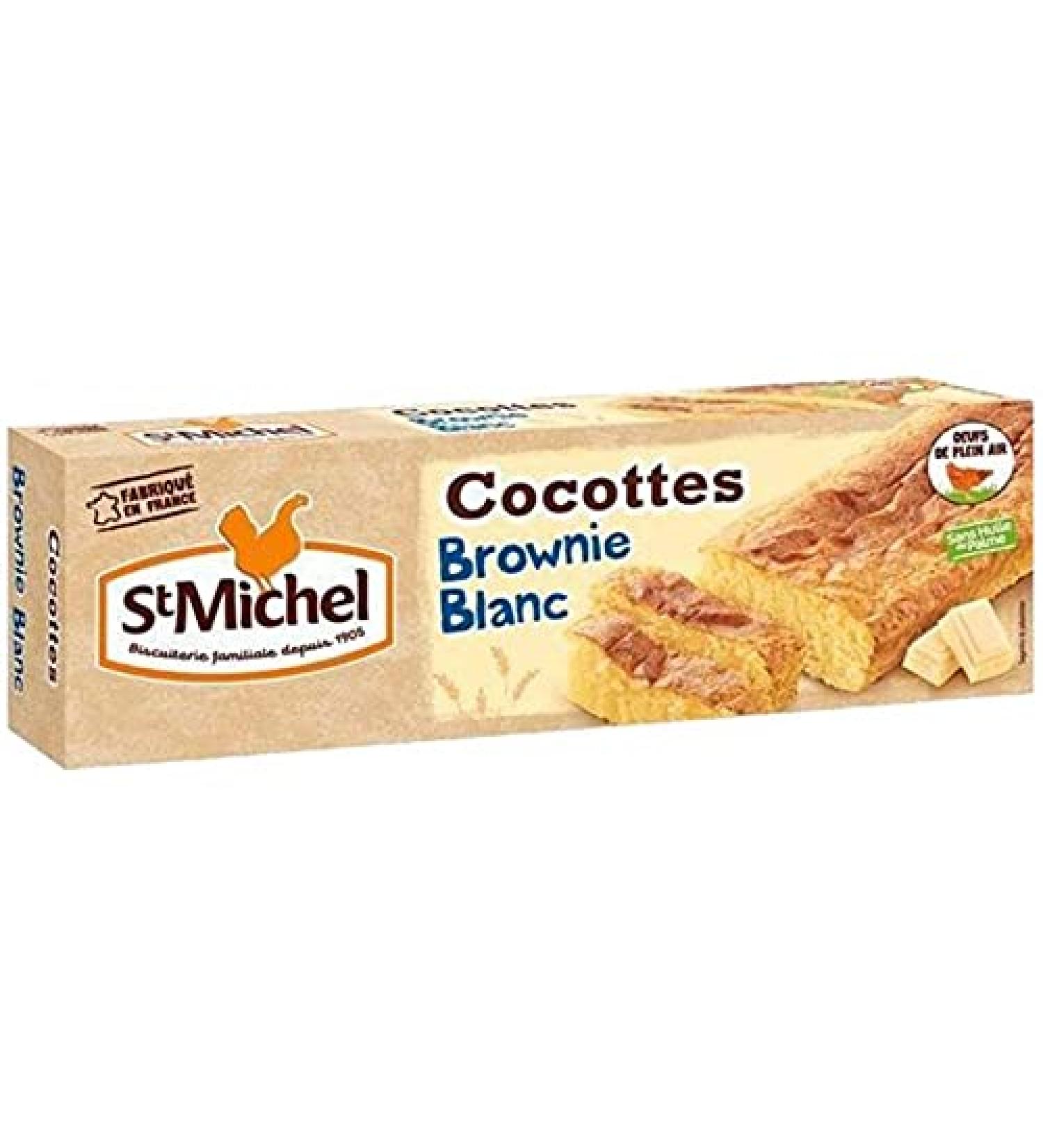 St Michel Cocottes White Chocolate Brownie 240g (pack of 3)